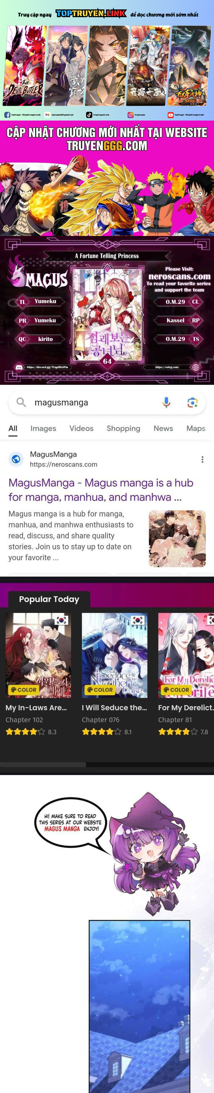 Nàng Công Chúa Tiên Tri Chap 64 - Next Chap 65