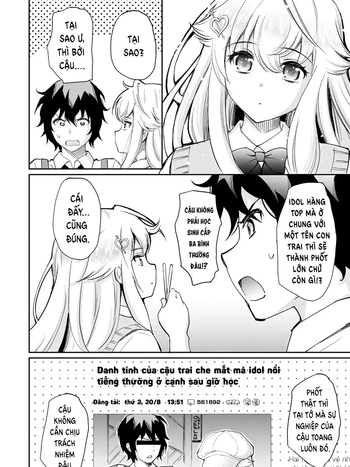 Nàng Idol Đói Bụng Gặp Được Chàng Nội Trợ Đảm Đang Chap 2 - Next Chap 3