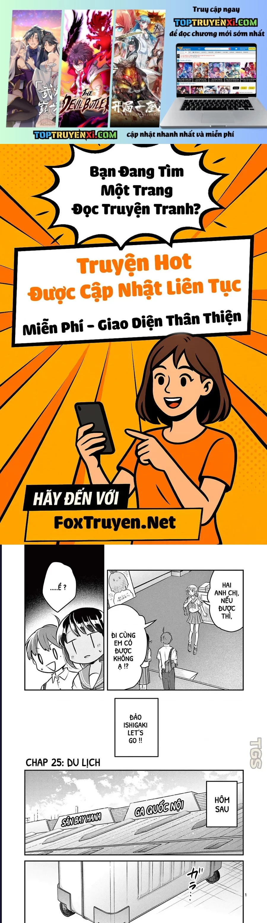 Nangoku ! Yuta Girl Chap 25 - Next Chap 26