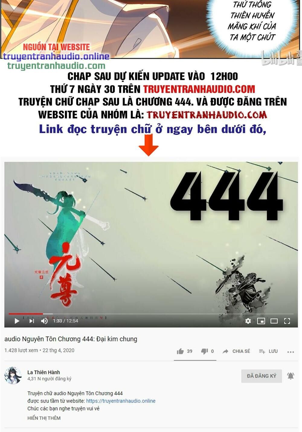 Nguyên Tôn Chap 218.2 - Next Chap 219.2