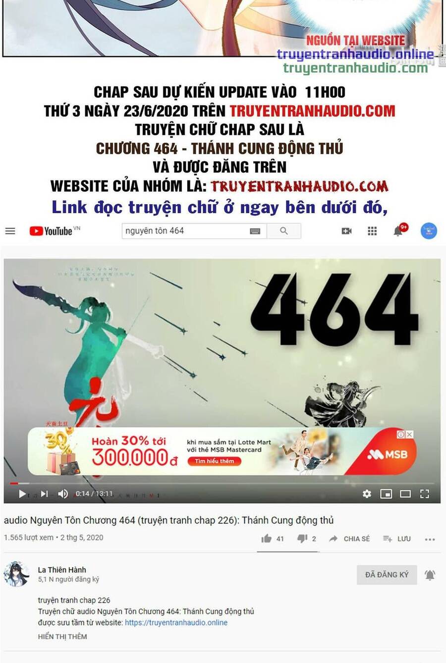 Nguyên Tôn Chap 225.5 - Next Chap 226.5