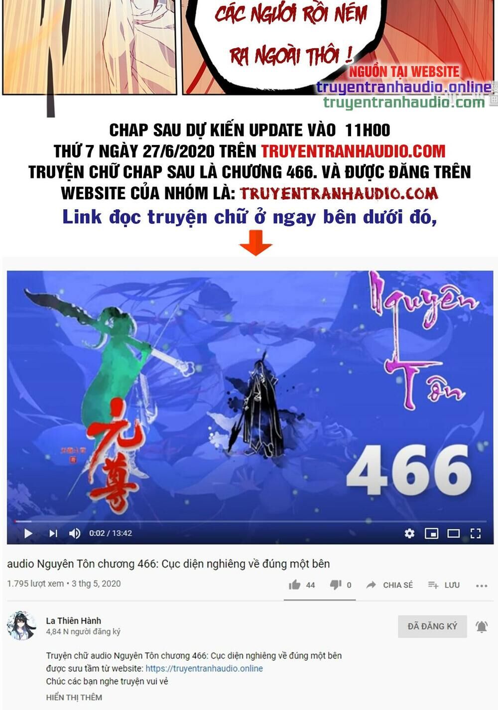 Nguyên Tôn Chap 226.2 - Next Chap 227.2