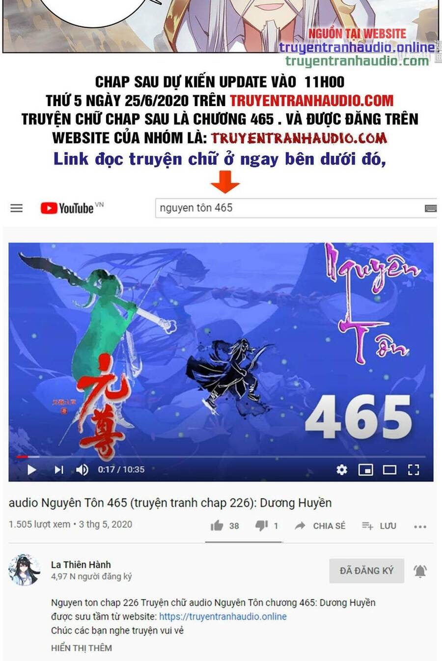 Nguyên Tôn Chap 226 - Next Chap 227