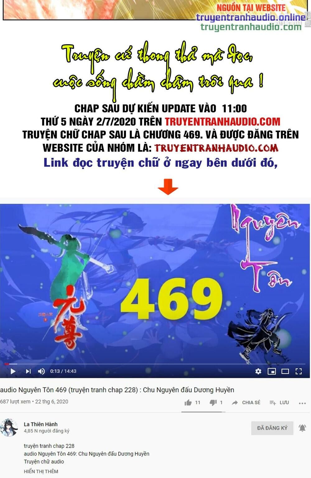 Nguyên Tôn Chap 228 - Next Chap 229