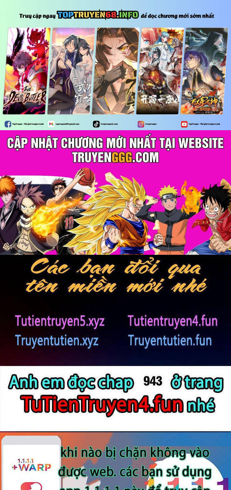 Nguyên Tôn Chap 942 - Next Chap 943
