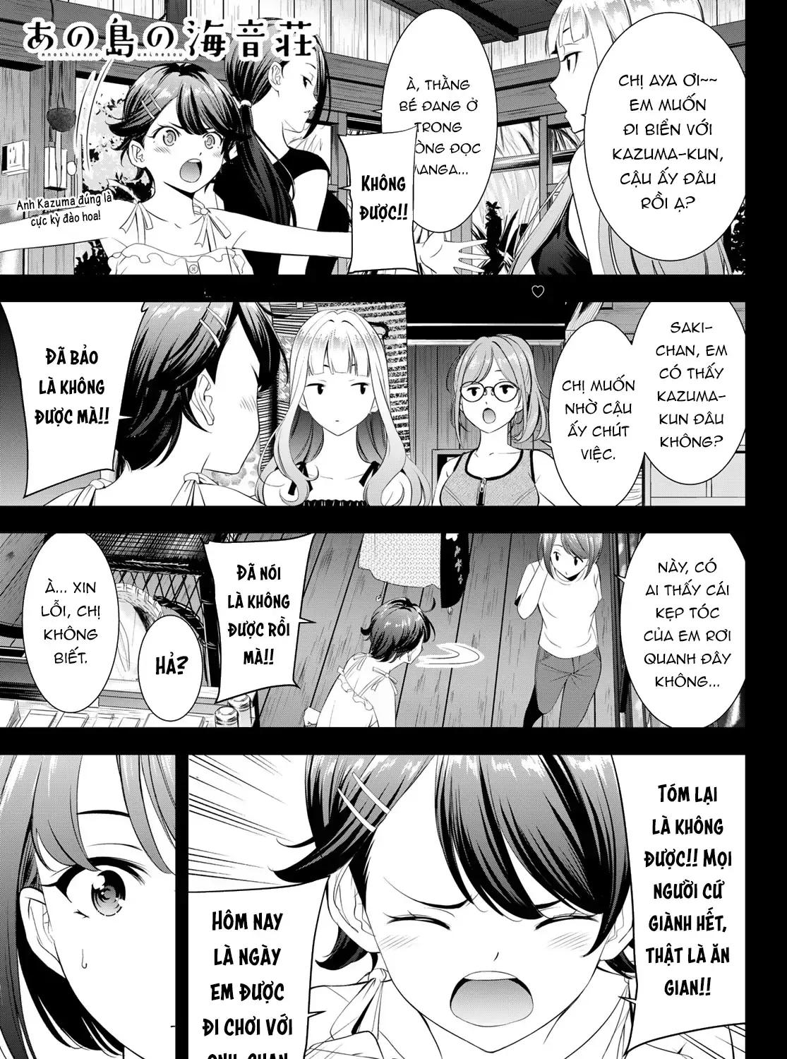 Nhà Trọ Umine Trên Hòn Đảo Chap 5 - Next Chap 6