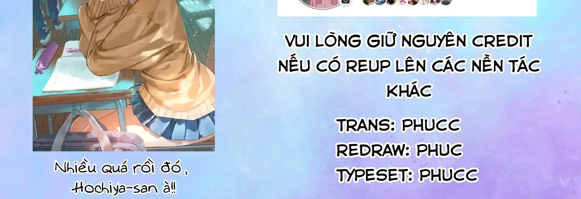 Nhiều Quá Rồi Đó, Hochiya-San À!! Chap 3 - Next Chap 4