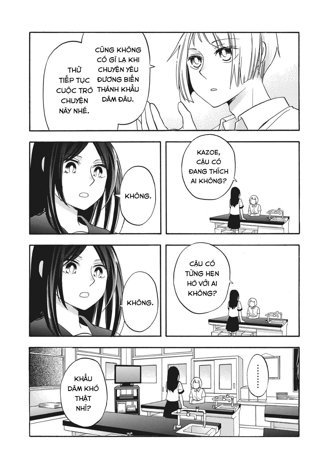 Những Cuộc Gặp Gỡ Kỳ Lạ Sau Giờ Học Của Hanazono Và Kazoe Chap 10 - Next Chap 11