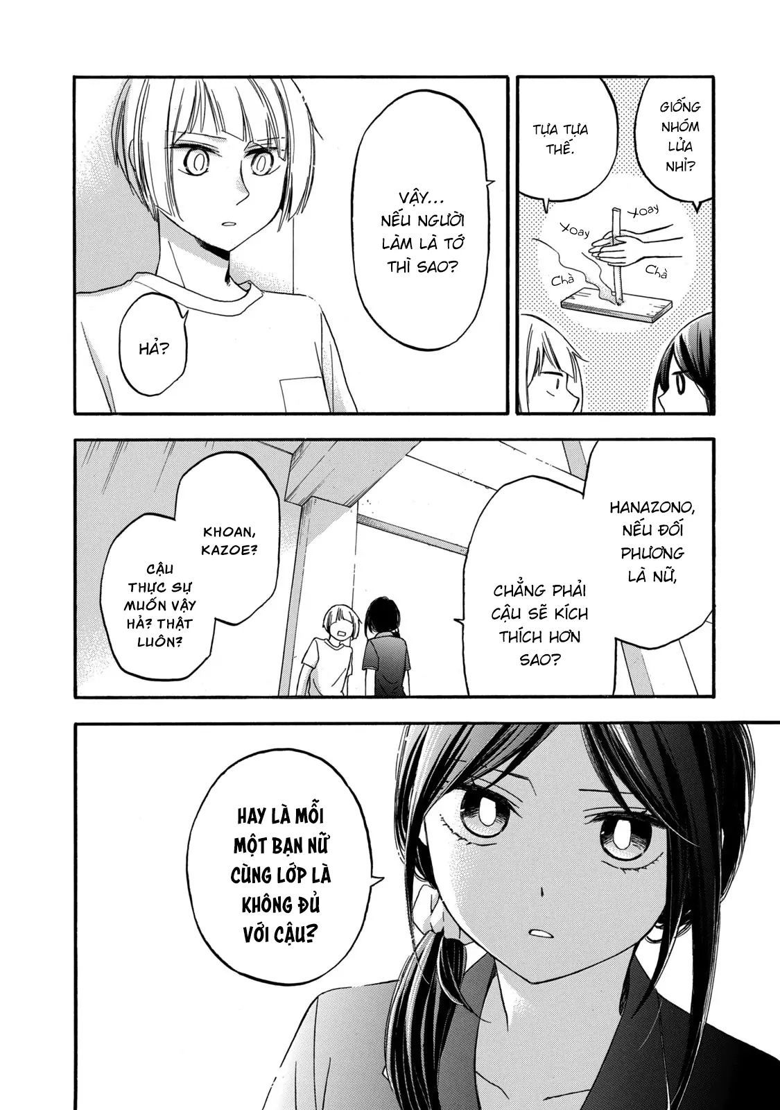 Những Cuộc Gặp Gỡ Kỳ Lạ Sau Giờ Học Của Hanazono Và Kazoe Chap 16 - Next Chap 17