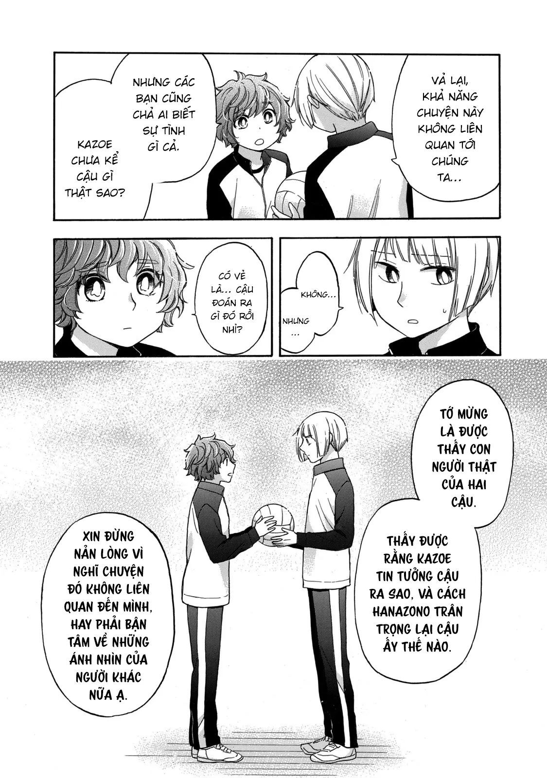 Những Cuộc Gặp Gỡ Kỳ Lạ Sau Giờ Học Của Hanazono Và Kazoe Chap 25 - Next Chap 26