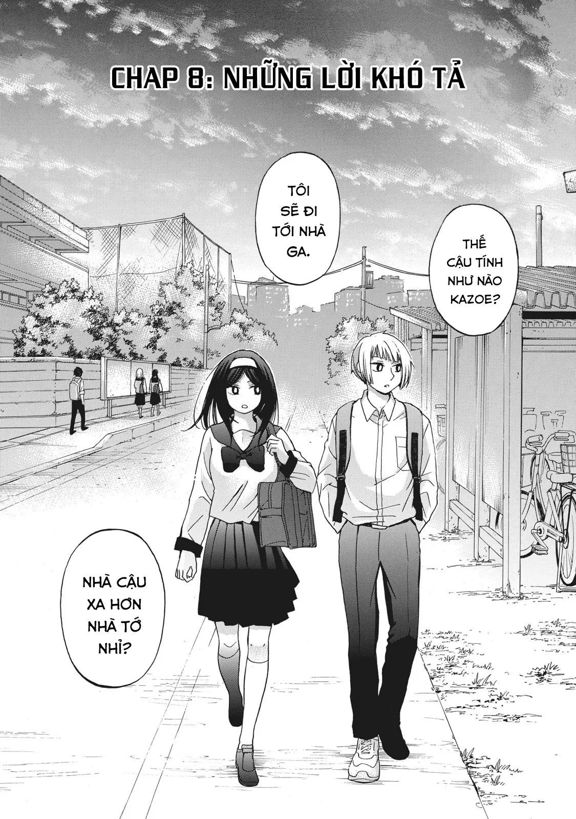 Những Cuộc Gặp Gỡ Kỳ Lạ Sau Giờ Học Của Hanazono Và Kazoe Chap 8 - Next Chap 9