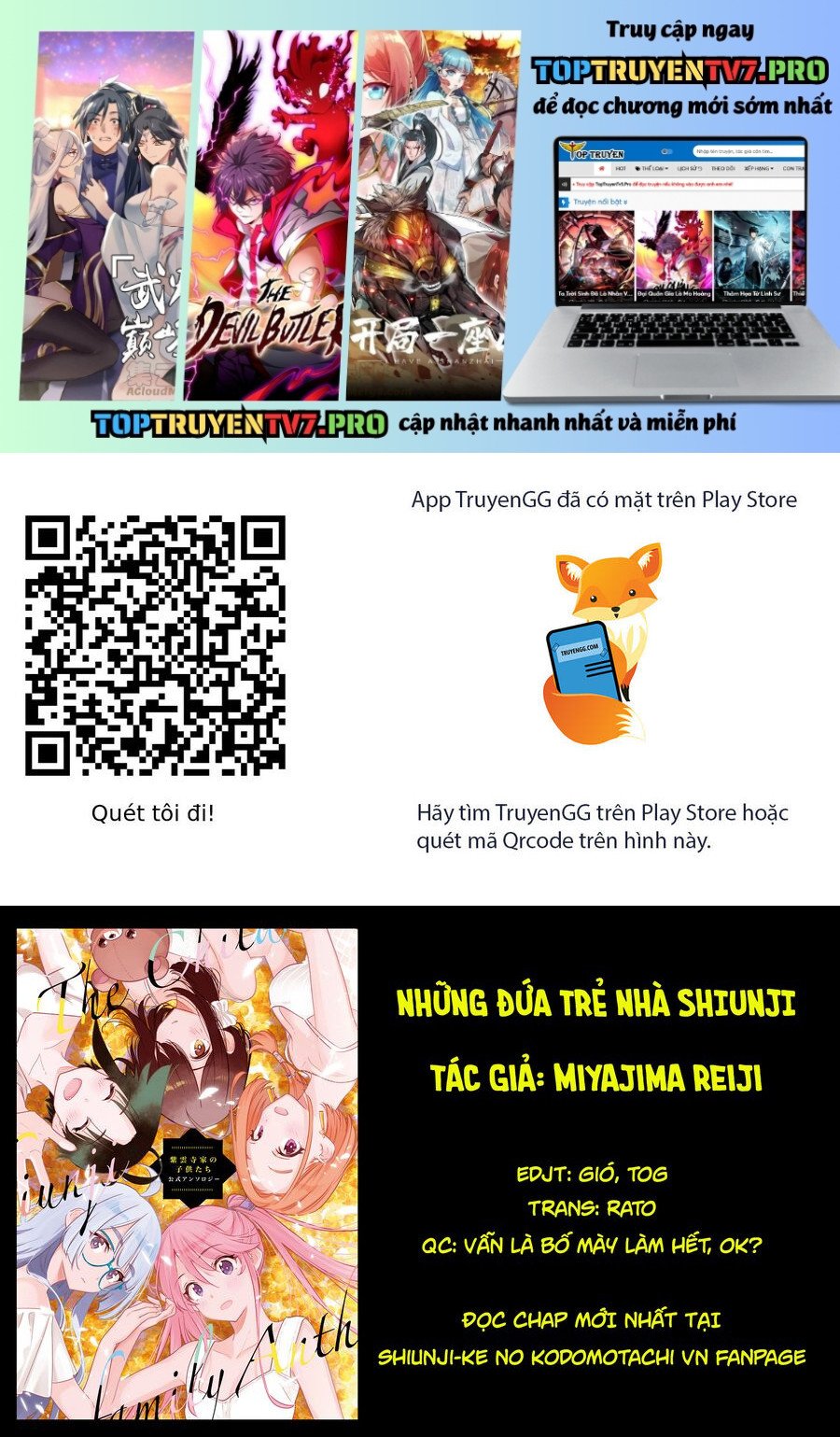 Những Đứa Trẻ Nhà Shiunji Chap 33 - Next Chap 34