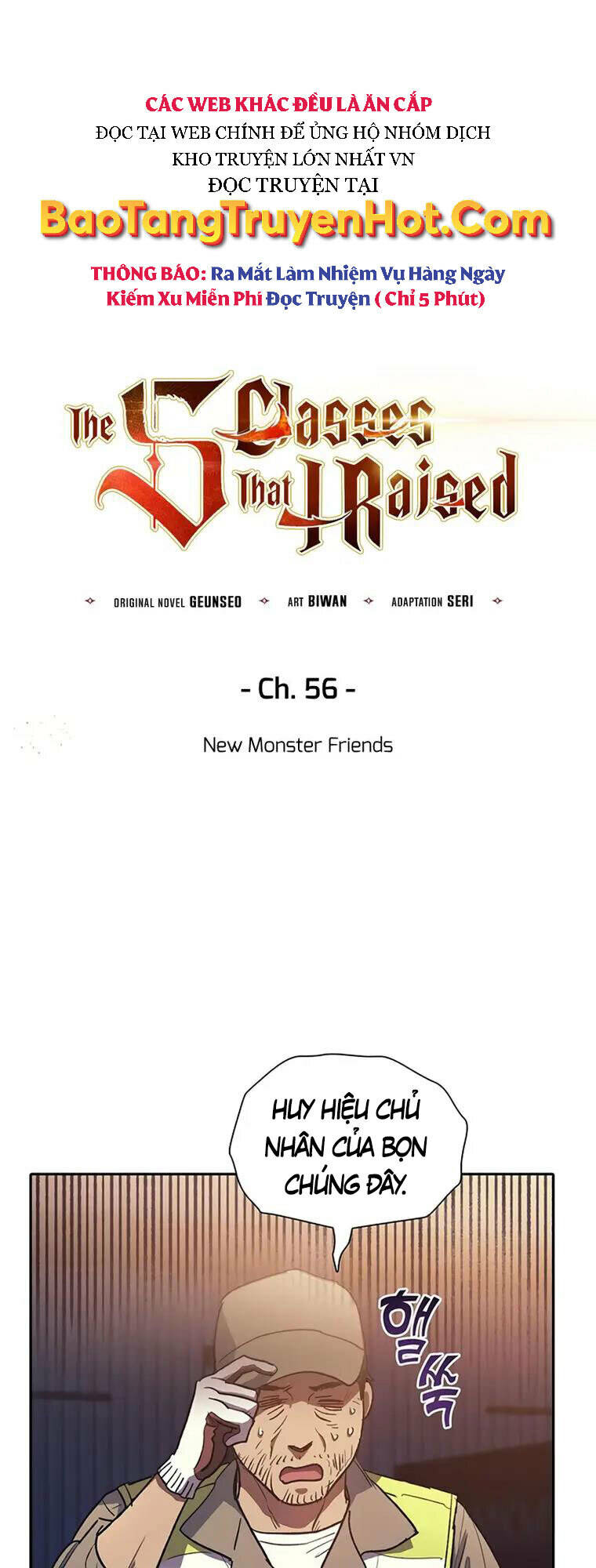 Những Ranker Cấp S Mà Tôi Nuôi Dưỡng Chap 56 - Next Chap 57