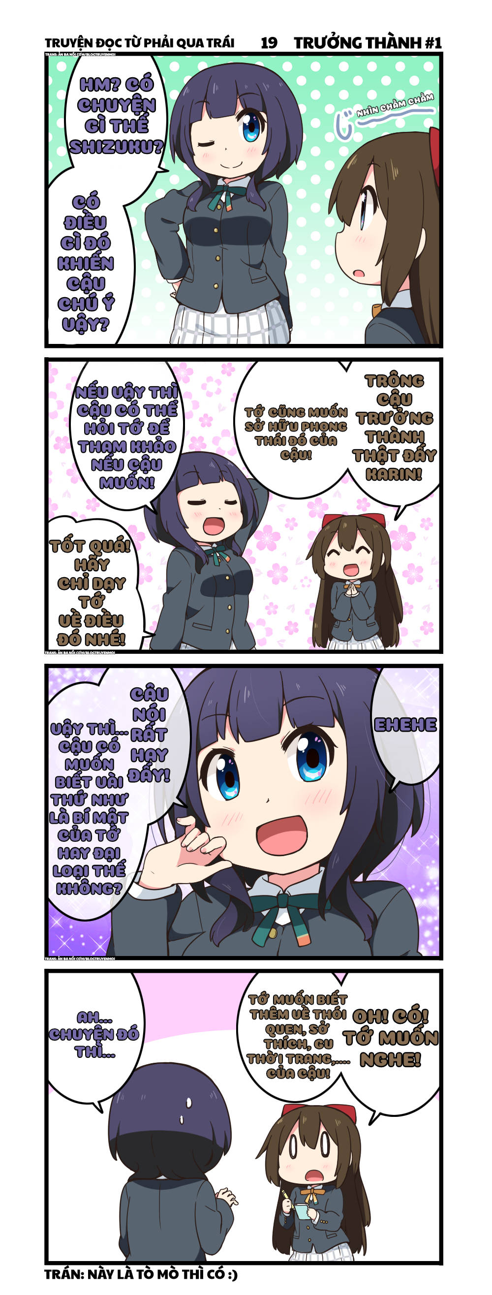 Nijiyon ( Hết drop, ad chuẩn bị làm bản tiếp ở phần manga :)) ) Chap 19 - Next Chap 20