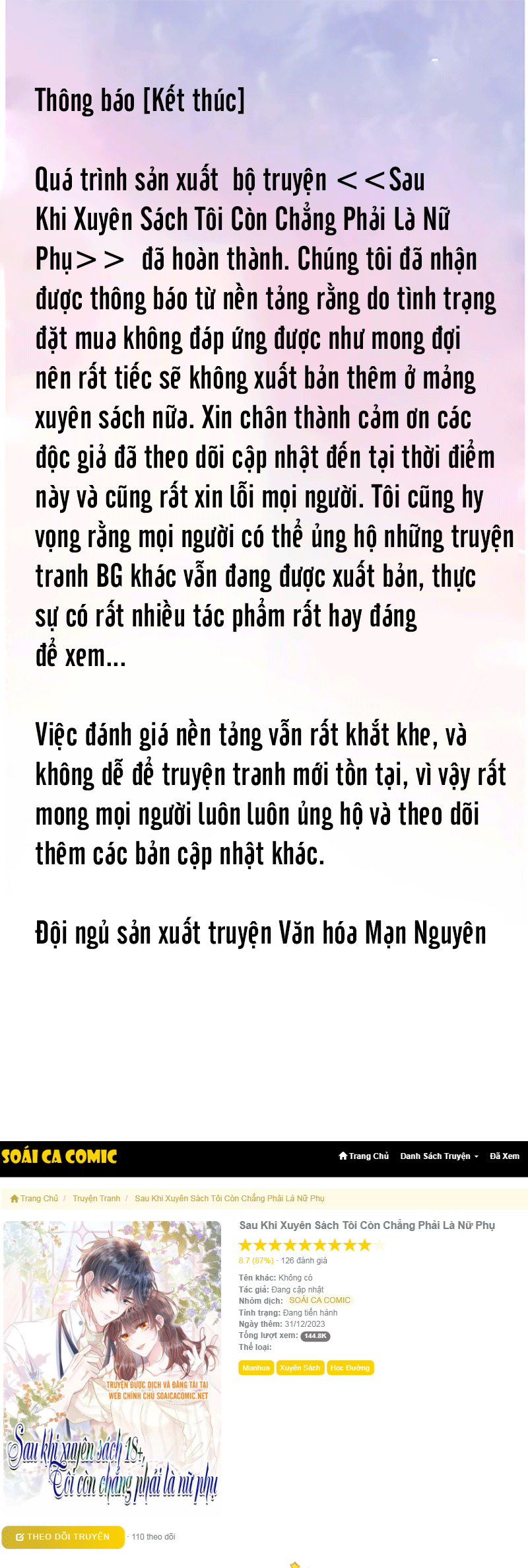 Ninita Yêu Dấu - Phần 2 Chap 1677.6 - Next Chap 1678.6