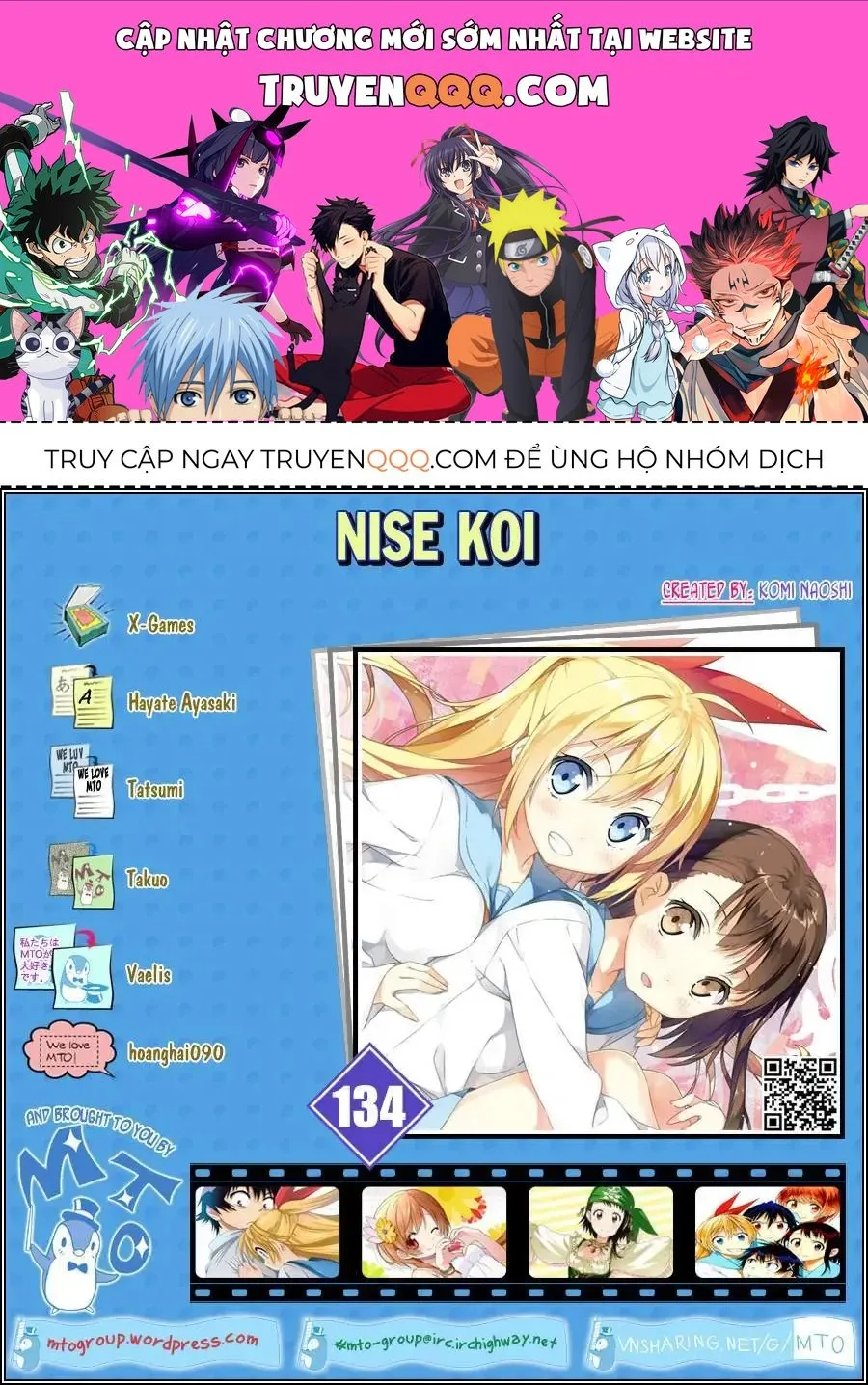 Nisekoi Chap 134 - Next Chap 135