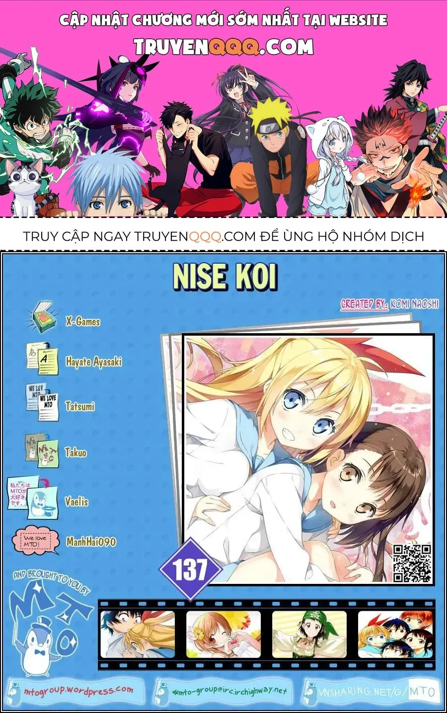 Nisekoi Chap 137 - Next Chap 138