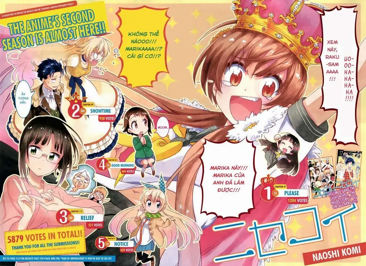 Nisekoi Chap 164 - Next Chap 165