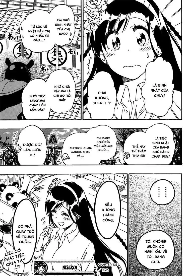 Nisekoi Chap 175 - Next Chap 176