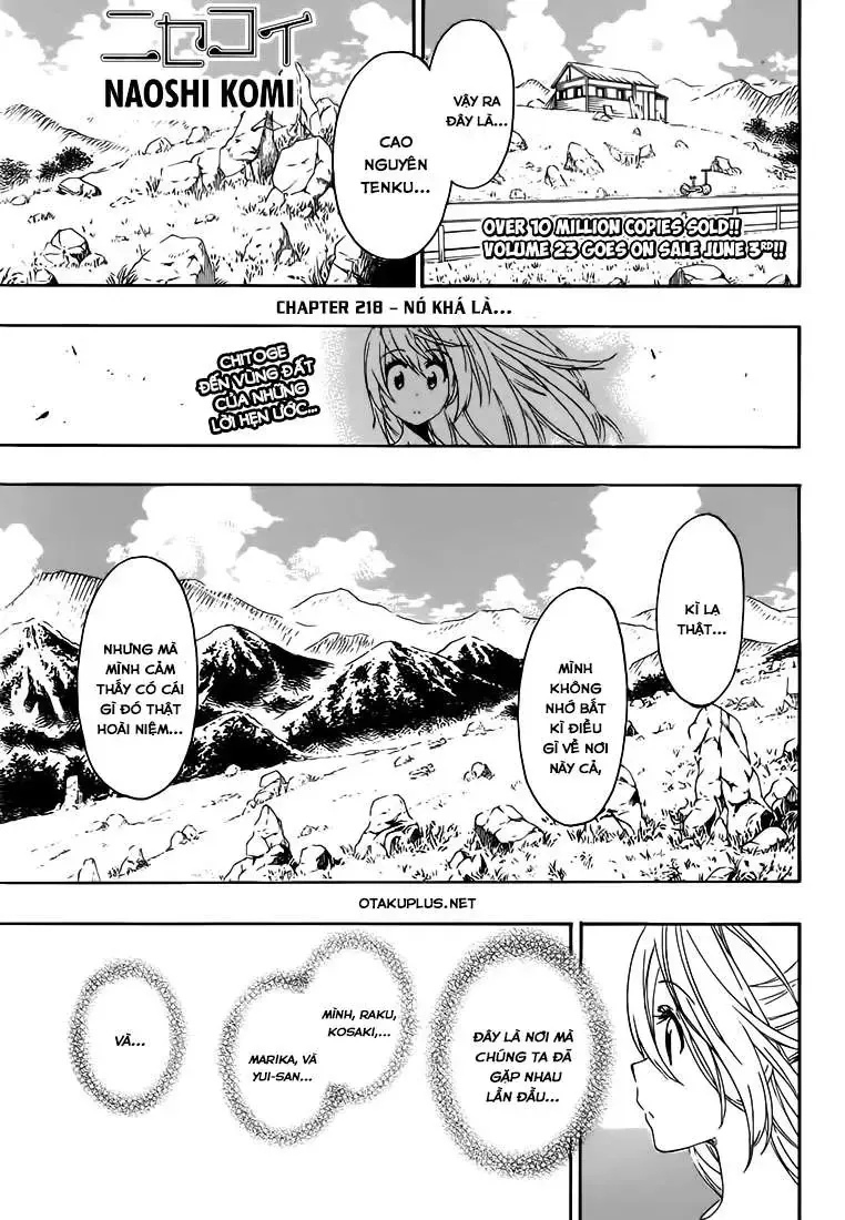 Nisekoi Chap 218 - Next Chap 219