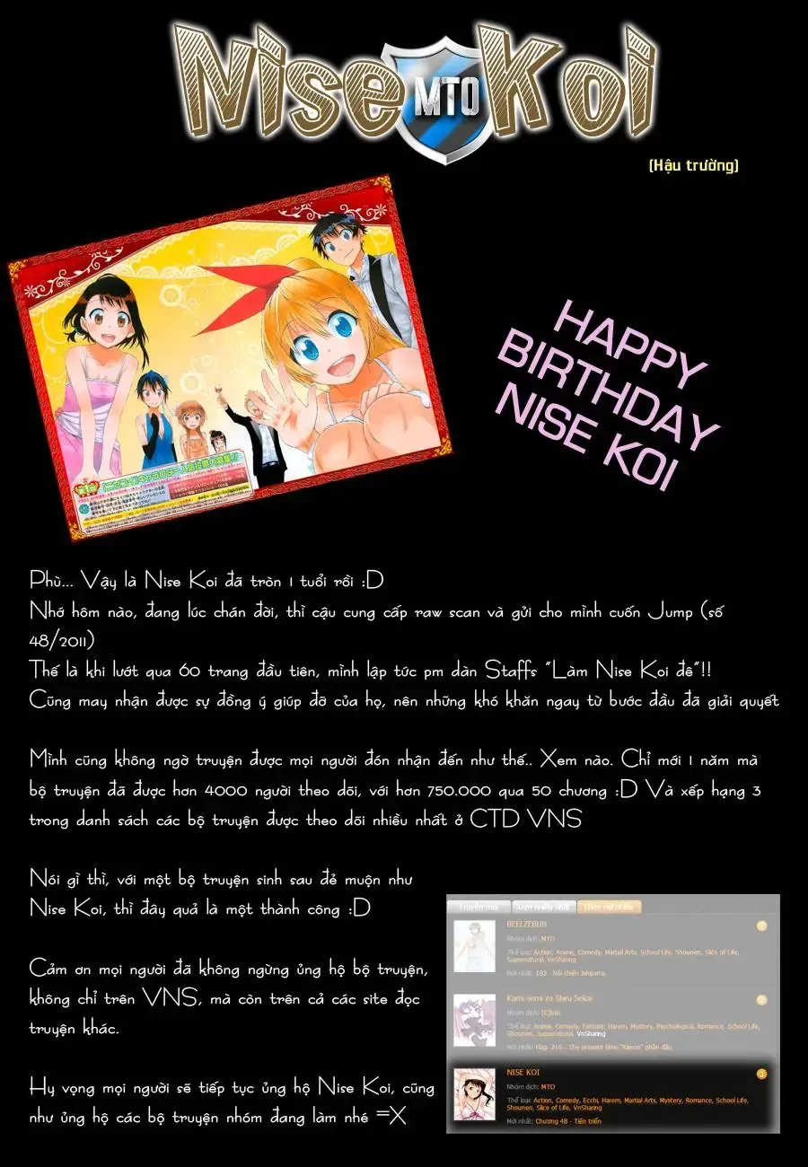 Nisekoi Chap 49 - Next Chap 50