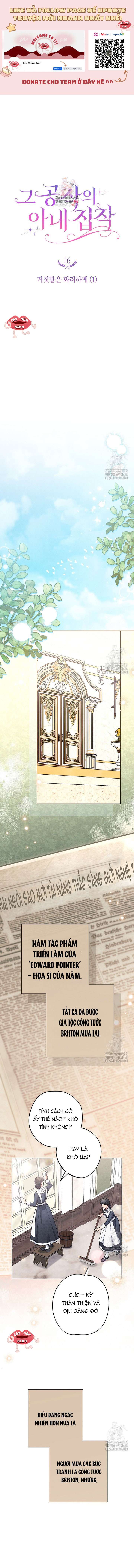 Nỗi Ám Ảnh Dành Cho Công Tước Phu Nhân Chap 16 - Next Chap 17