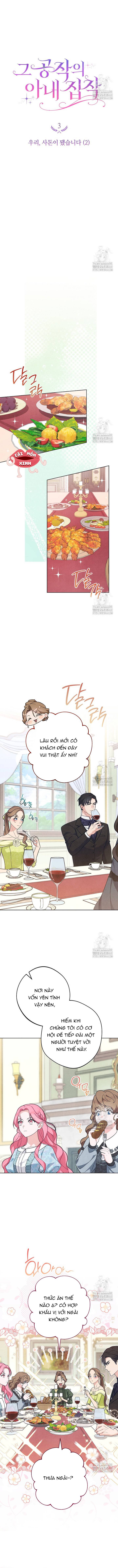 Nỗi Ám Ảnh Dành Cho Công Tước Phu Nhân Chap 3 - Next Chap 4