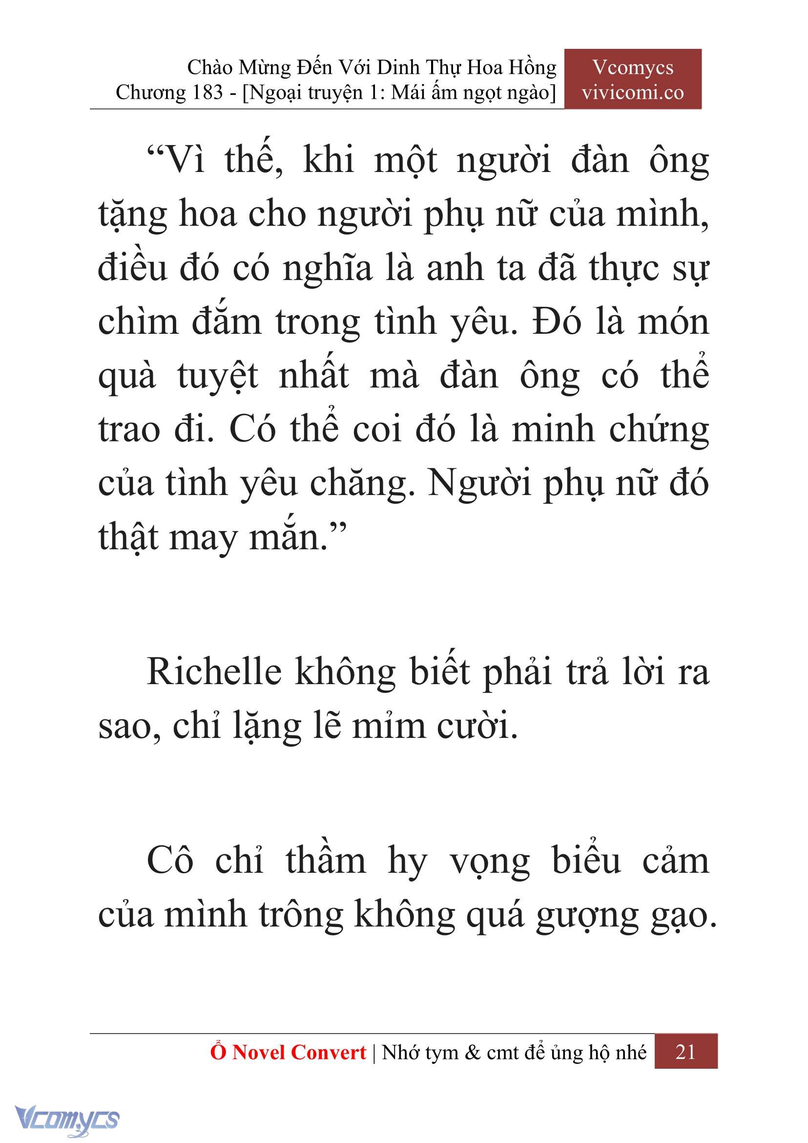 [Novel] Chào Mừng Đến Với Dinh Thự Hoa Hồng Chap 183 - Next Chap 184