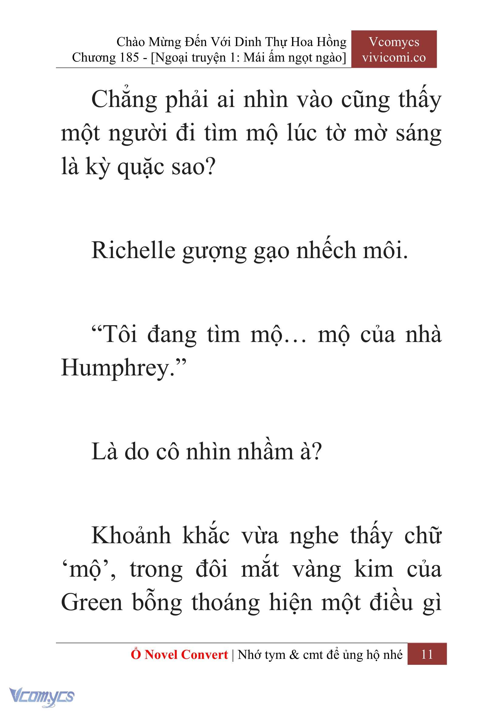 [Novel] Chào Mừng Đến Với Dinh Thự Hoa Hồng Chap 185 - Next Chap 186
