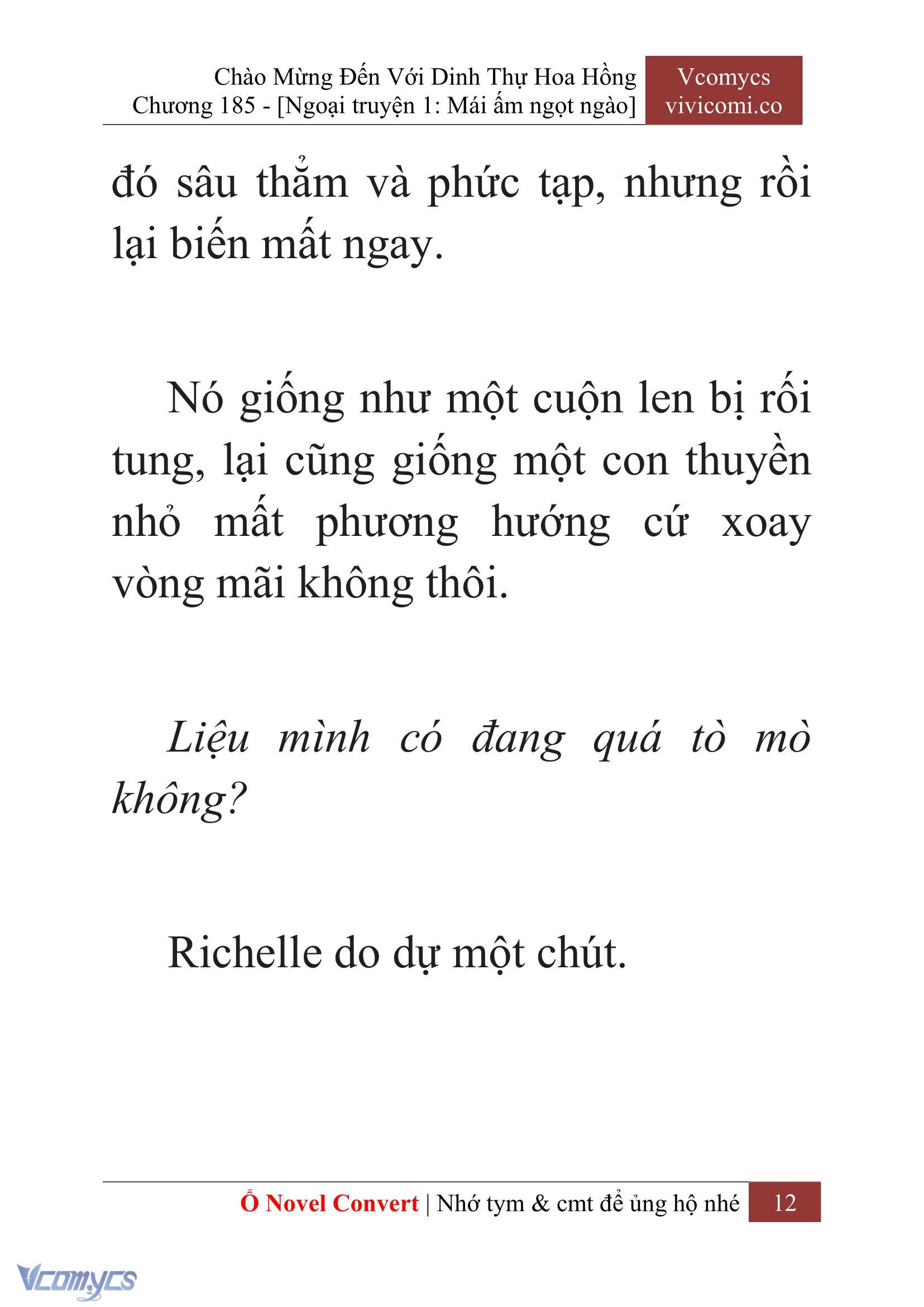 [Novel] Chào Mừng Đến Với Dinh Thự Hoa Hồng Chap 185 - Next Chap 186