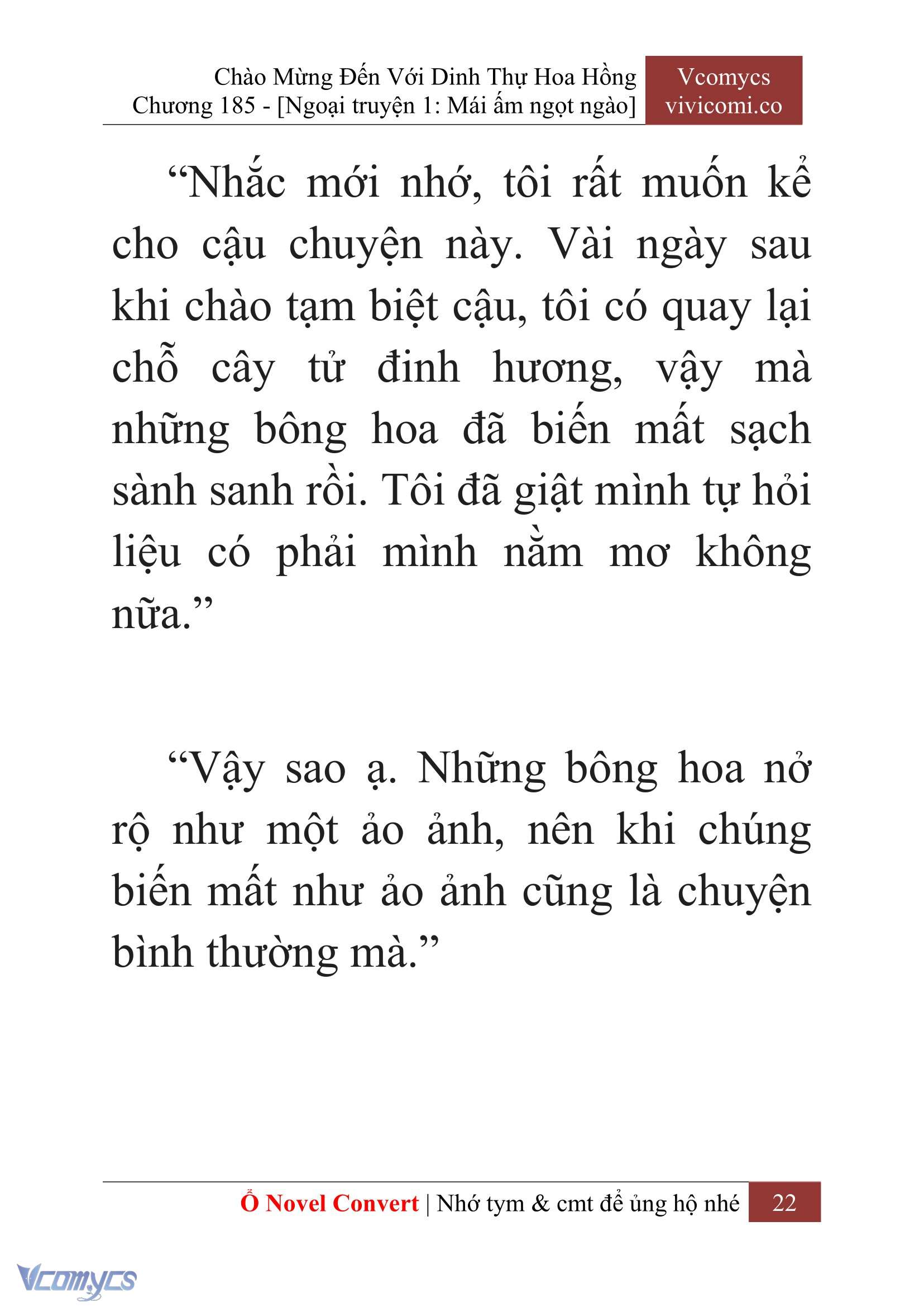 [Novel] Chào Mừng Đến Với Dinh Thự Hoa Hồng Chap 185 - Next Chap 186