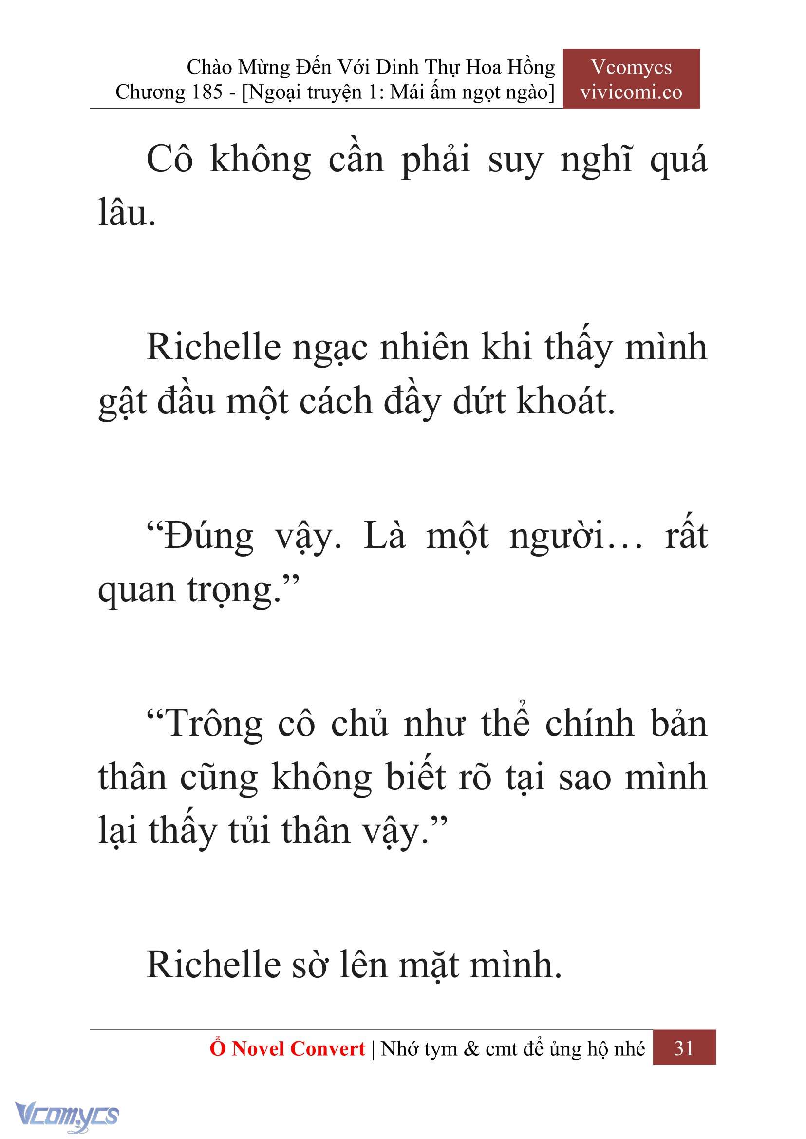 [Novel] Chào Mừng Đến Với Dinh Thự Hoa Hồng Chap 185 - Next Chap 186