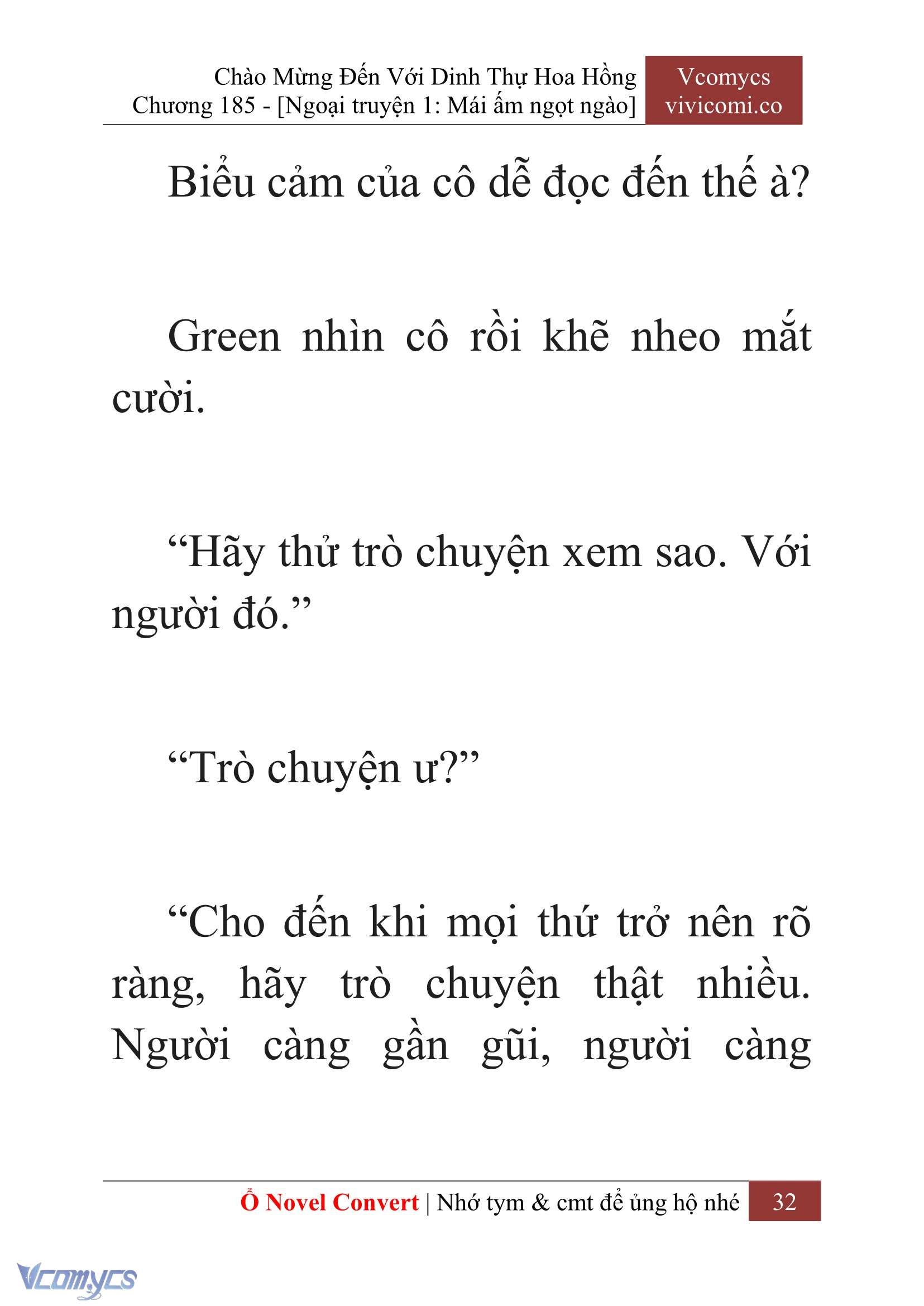 [Novel] Chào Mừng Đến Với Dinh Thự Hoa Hồng Chap 185 - Next Chap 186