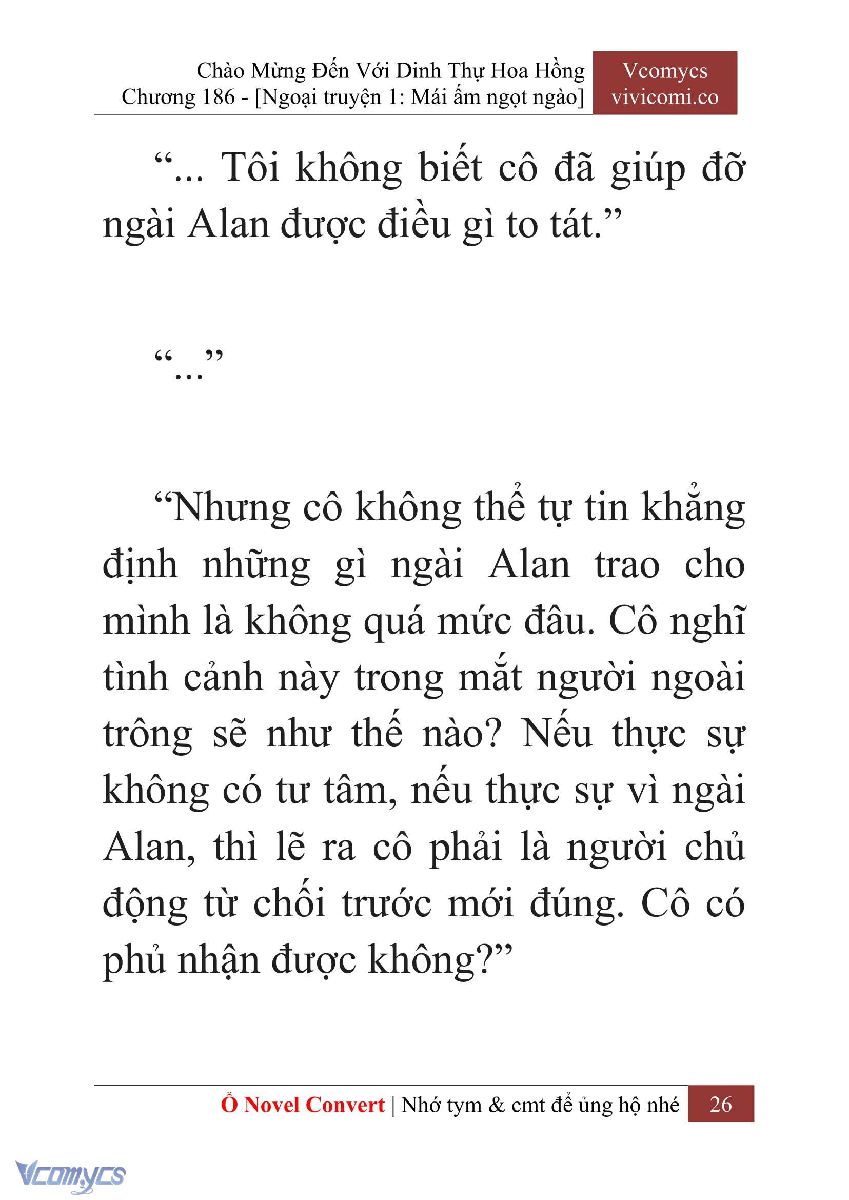 [Novel] Chào Mừng Đến Với Dinh Thự Hoa Hồng Chap 186 - Next Chap 187