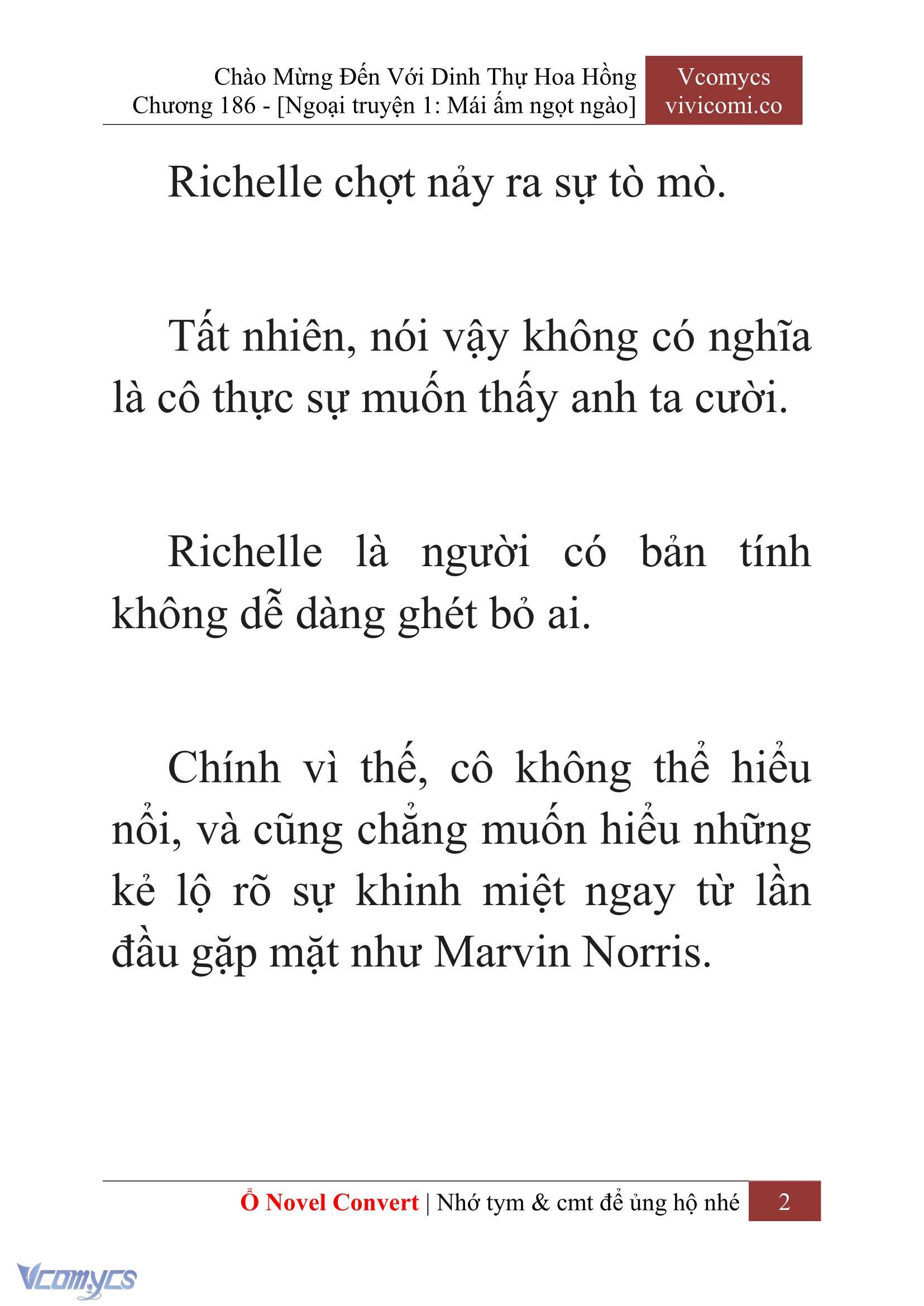 [Novel] Chào Mừng Đến Với Dinh Thự Hoa Hồng Chap 186 - Next Chap 187