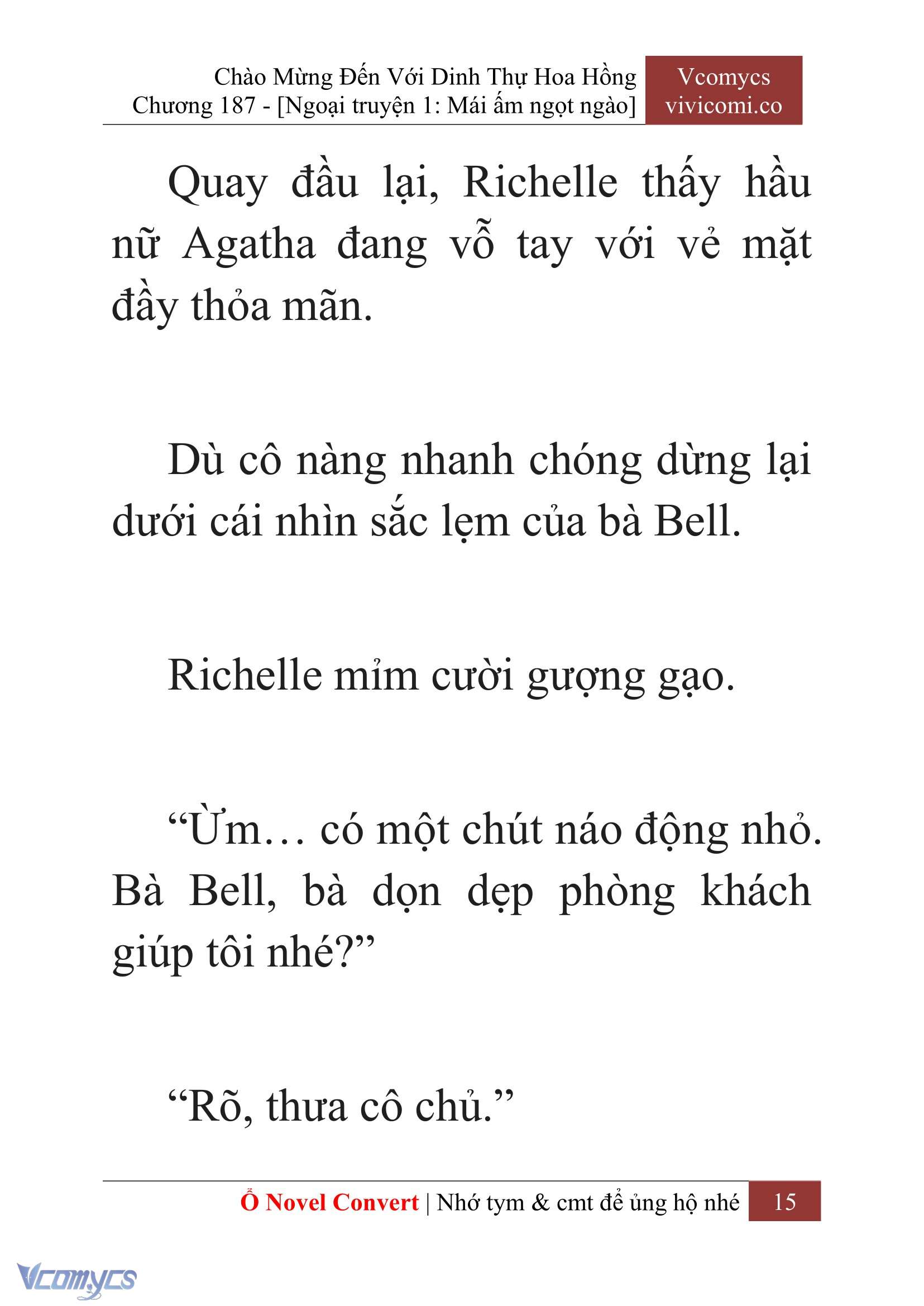 [Novel] Chào Mừng Đến Với Dinh Thự Hoa Hồng Chap 187 - Next Chap 188