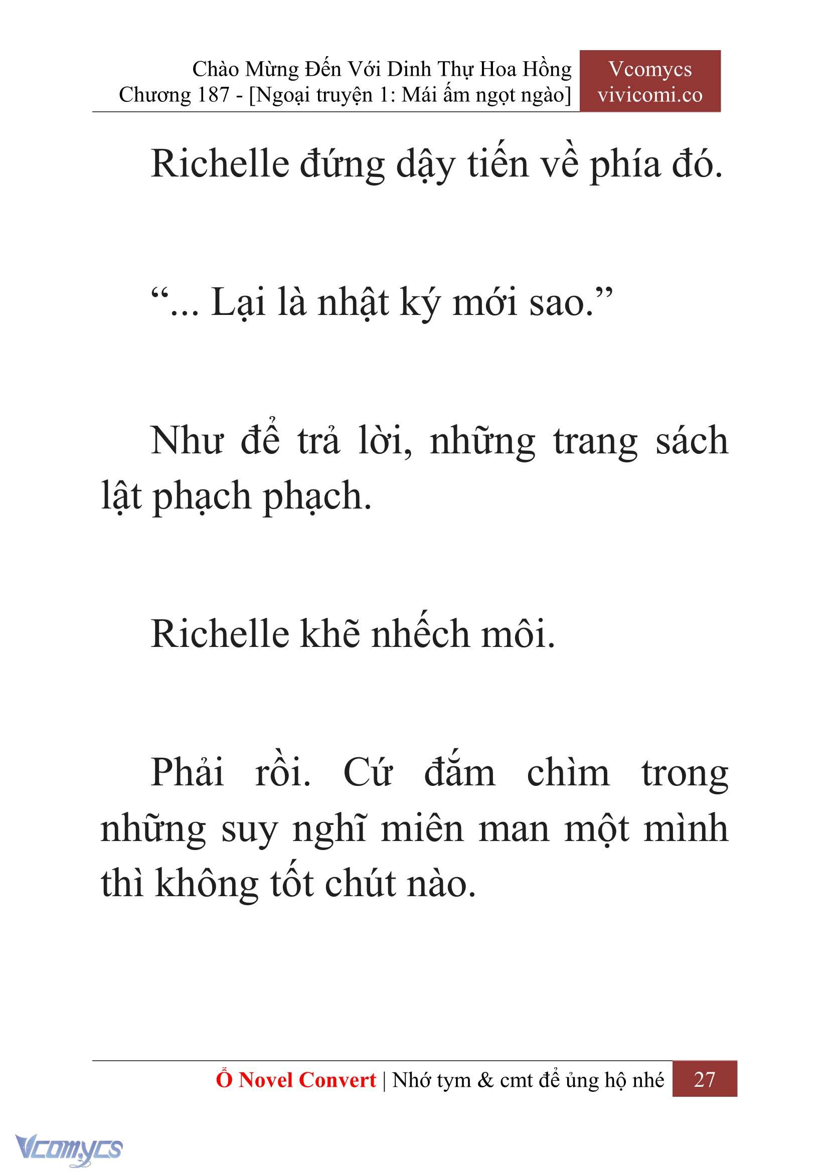 [Novel] Chào Mừng Đến Với Dinh Thự Hoa Hồng Chap 187 - Next Chap 188