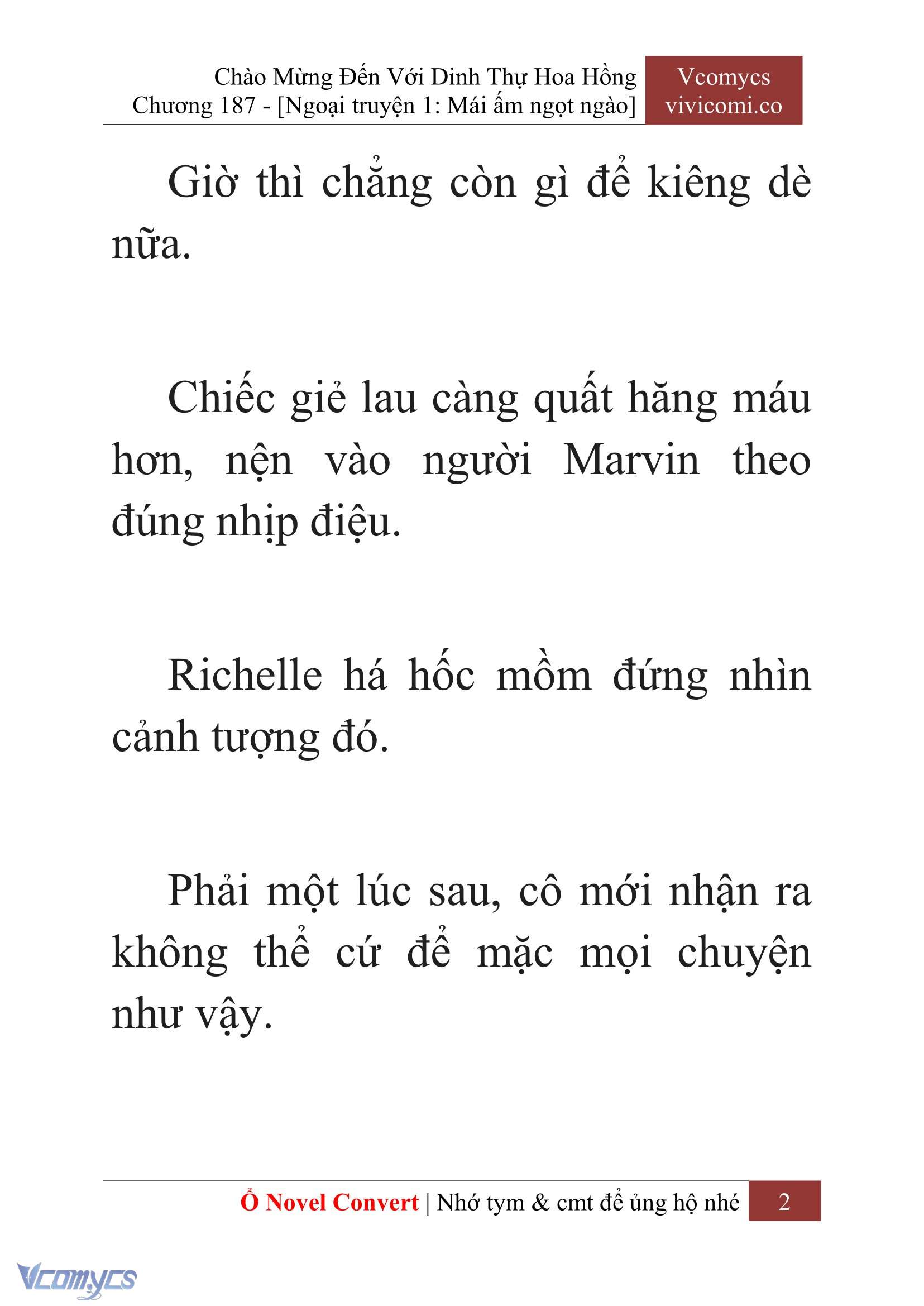 [Novel] Chào Mừng Đến Với Dinh Thự Hoa Hồng Chap 187 - Next Chap 188