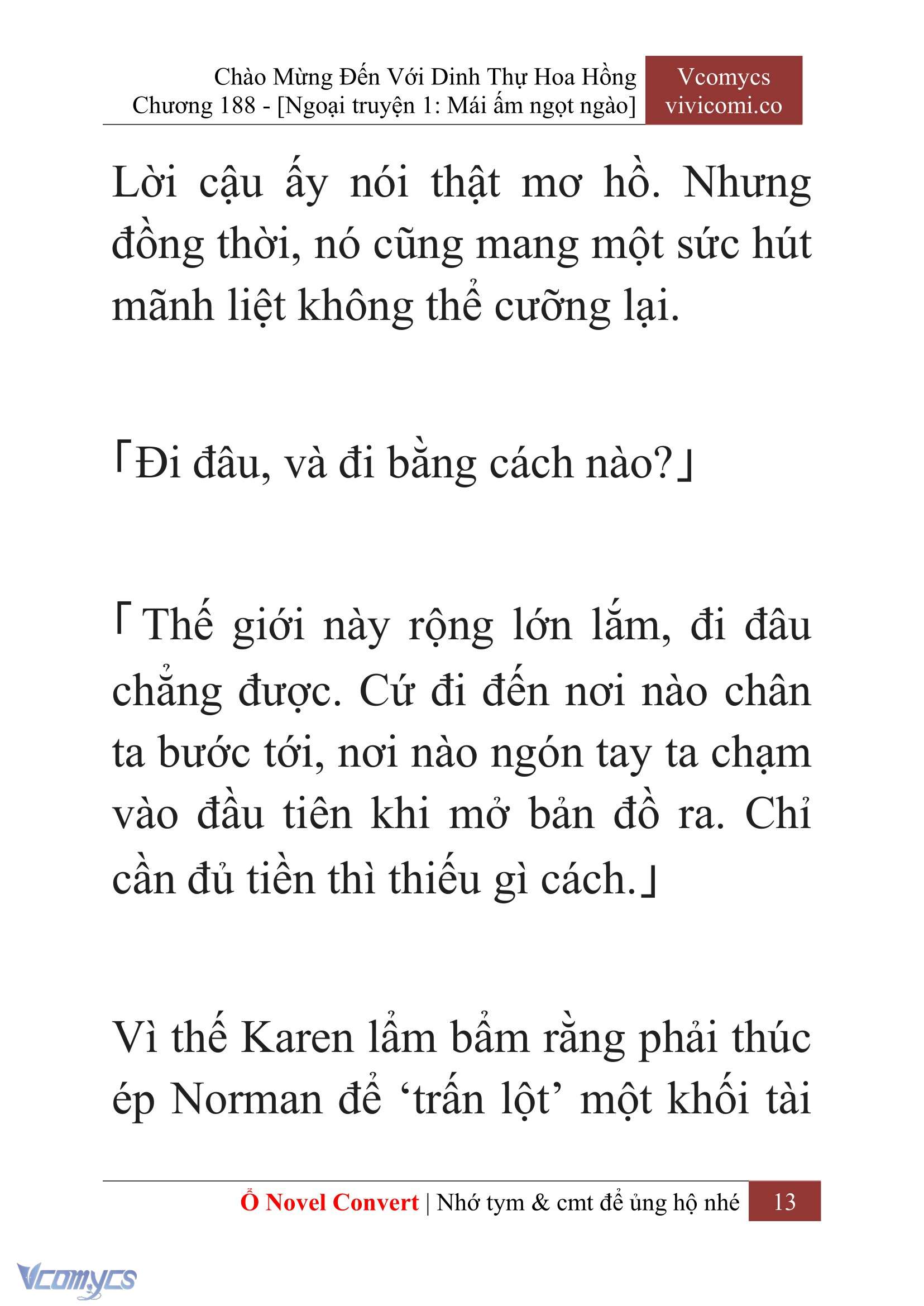 [Novel] Chào Mừng Đến Với Dinh Thự Hoa Hồng Chap 188 - Next Chap 189