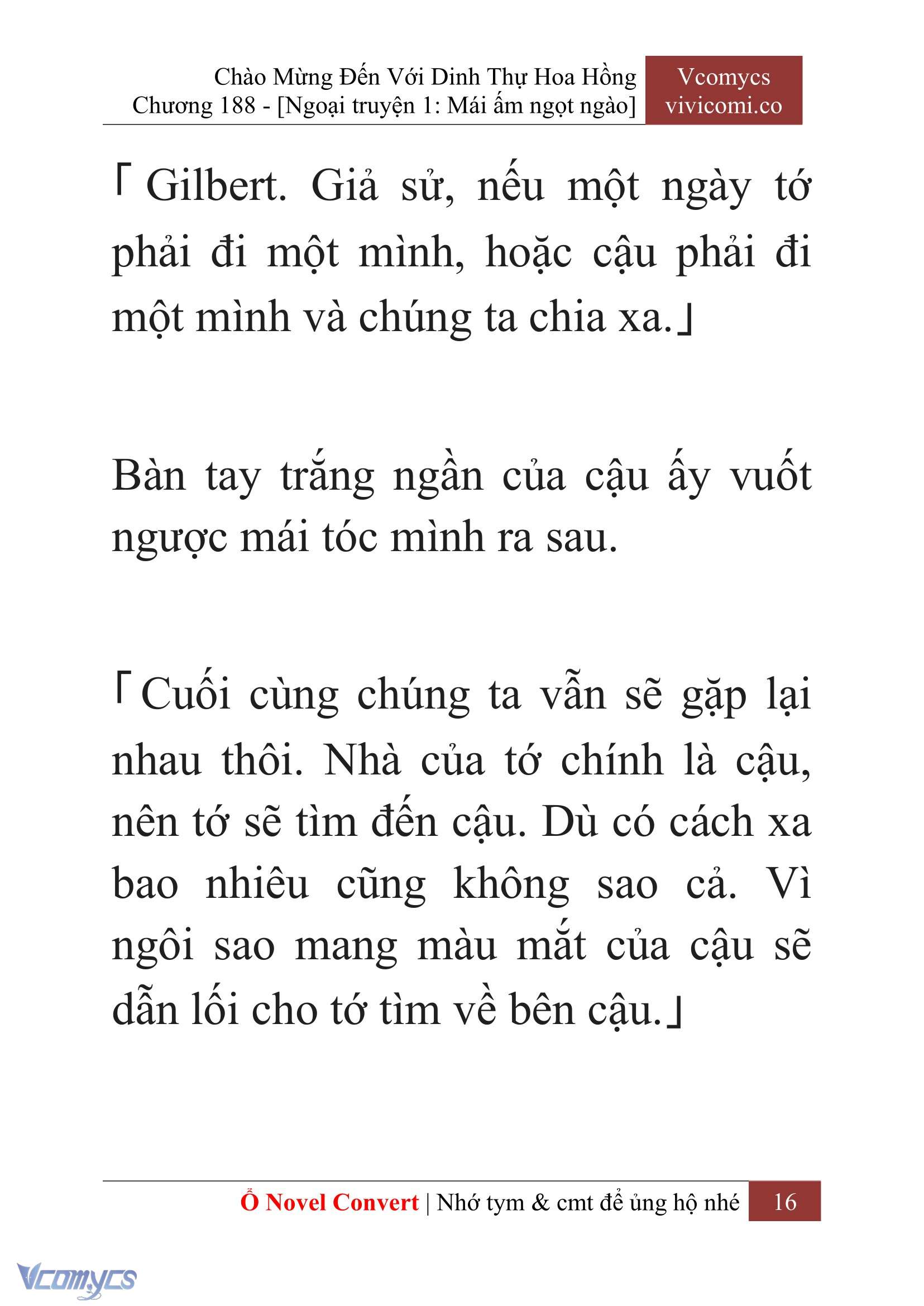[Novel] Chào Mừng Đến Với Dinh Thự Hoa Hồng Chap 188 - Next Chap 189