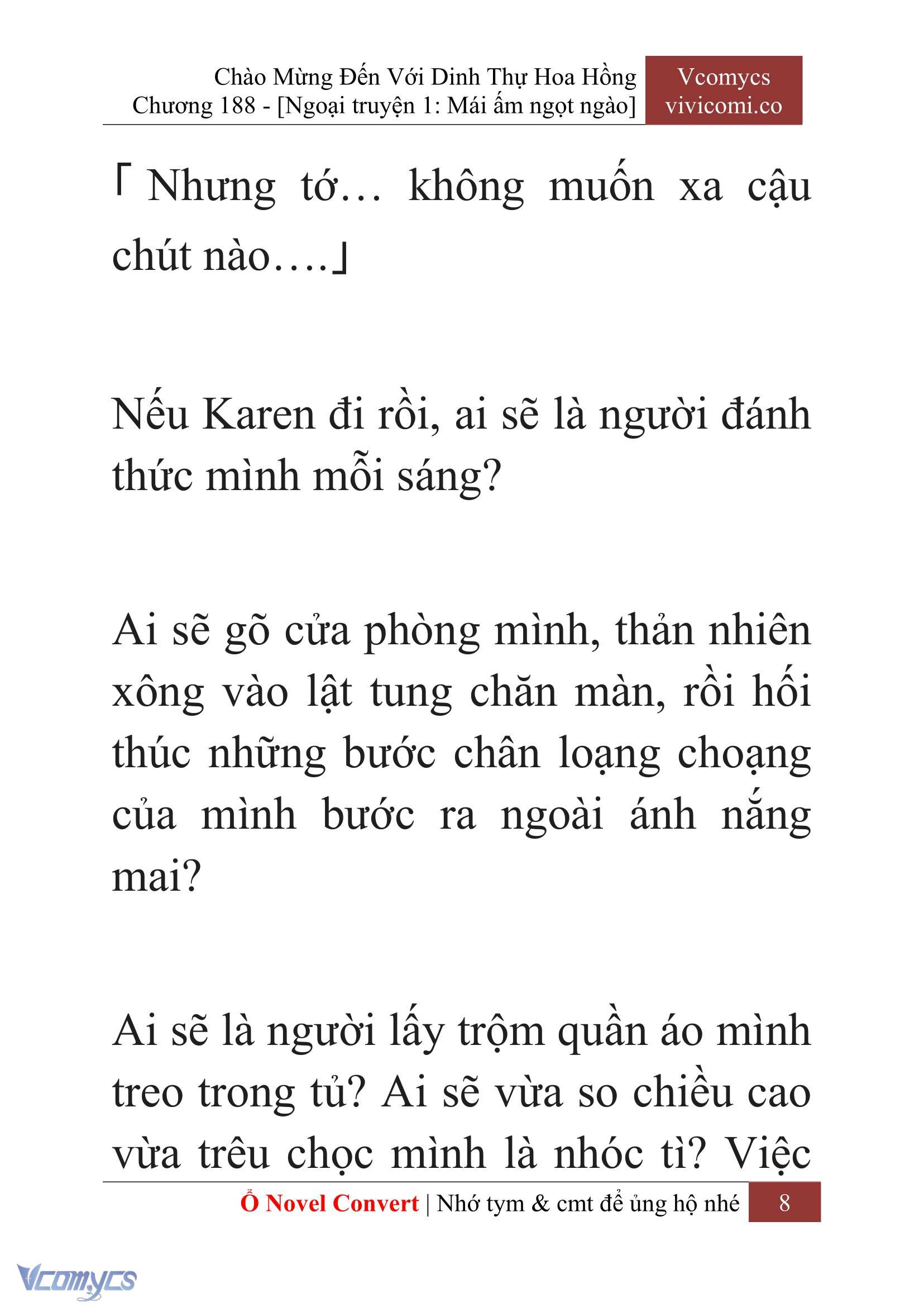 [Novel] Chào Mừng Đến Với Dinh Thự Hoa Hồng Chap 188 - Next Chap 189