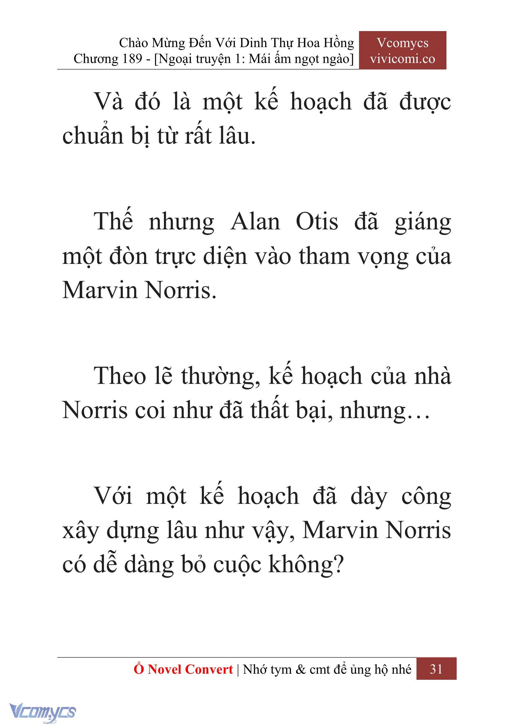 [Novel] Chào Mừng Đến Với Dinh Thự Hoa Hồng Chap 189 - Next Chap 190