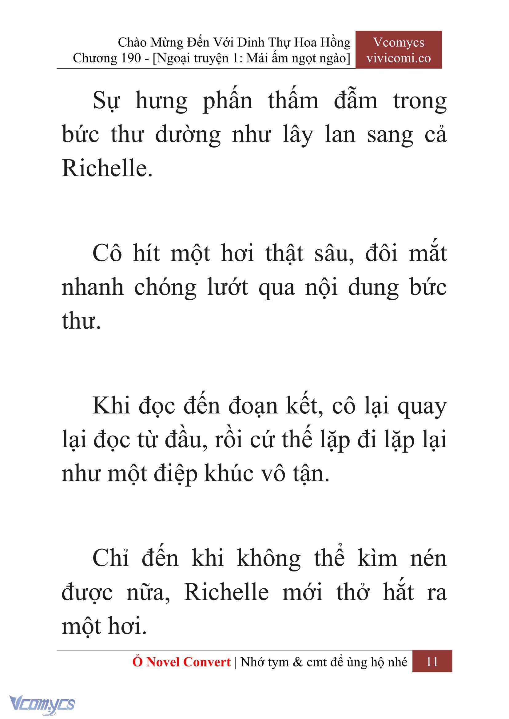 [Novel] Chào Mừng Đến Với Dinh Thự Hoa Hồng Chap 190 - Next Chap 191