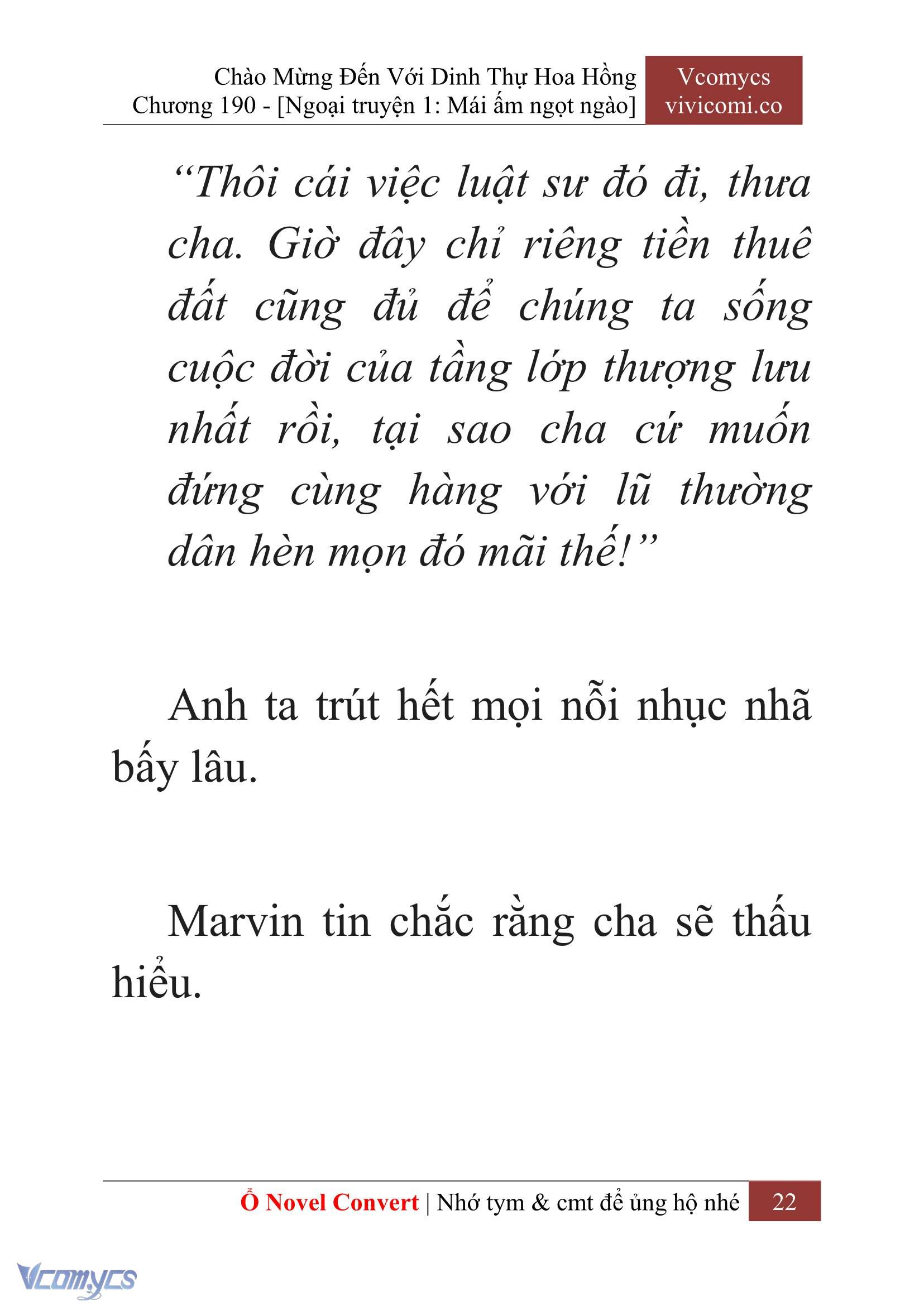 [Novel] Chào Mừng Đến Với Dinh Thự Hoa Hồng Chap 190 - Next Chap 191