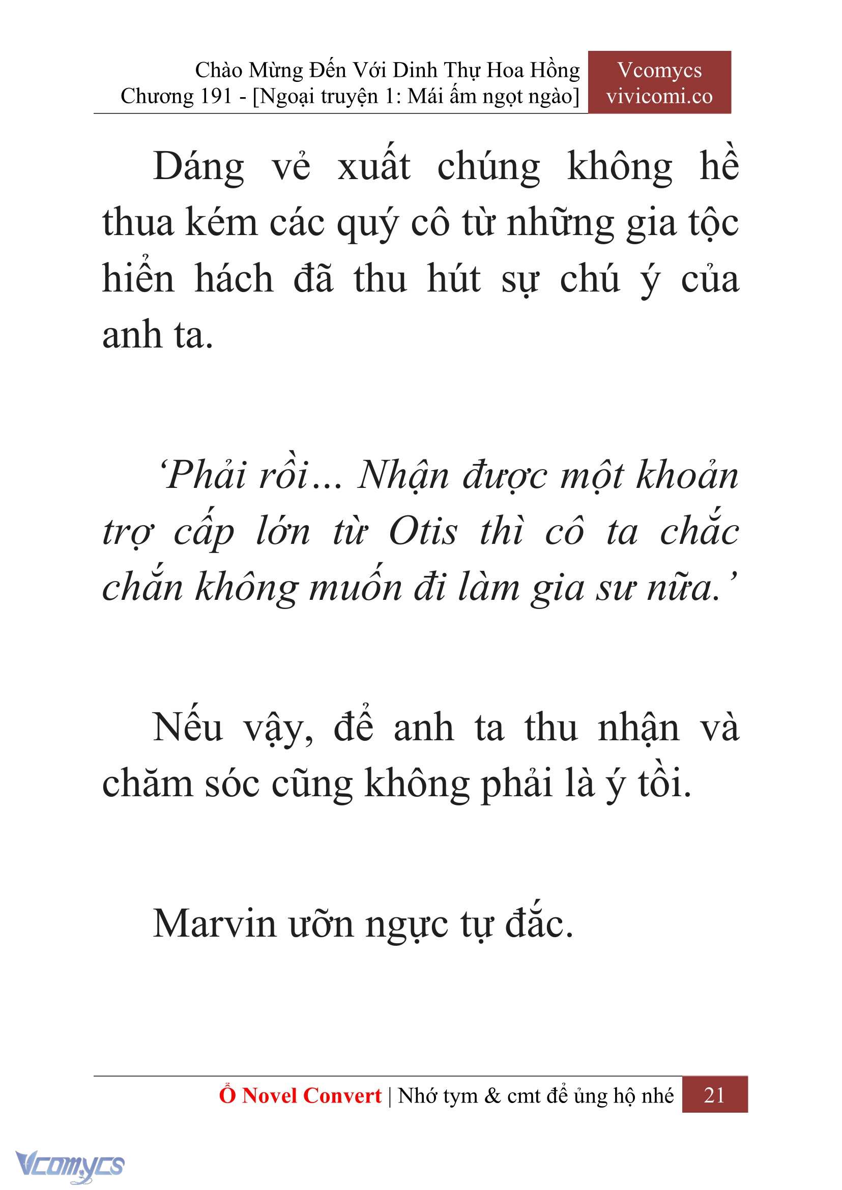 [Novel] Chào Mừng Đến Với Dinh Thự Hoa Hồng Chap 191 - Next Chap 192
