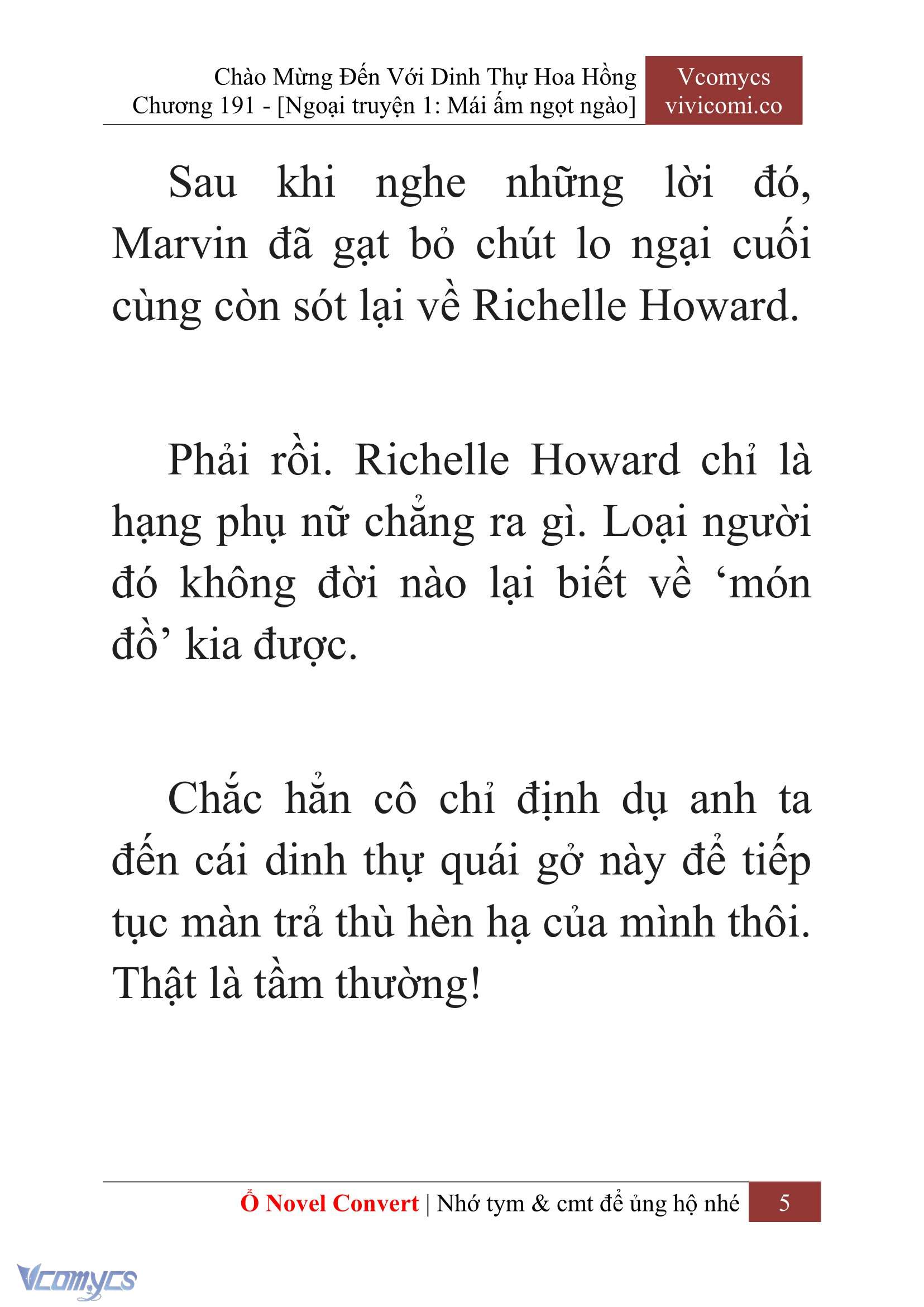 [Novel] Chào Mừng Đến Với Dinh Thự Hoa Hồng Chap 191 - Next Chap 192