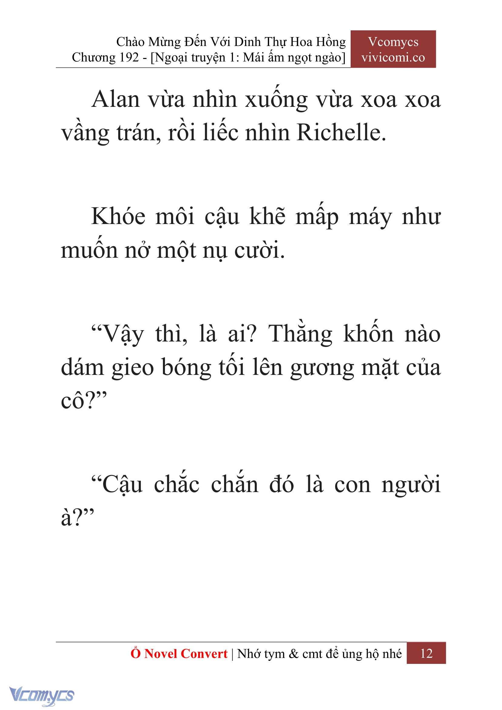 [Novel] Chào Mừng Đến Với Dinh Thự Hoa Hồng Chap 192 - Next Chap 193