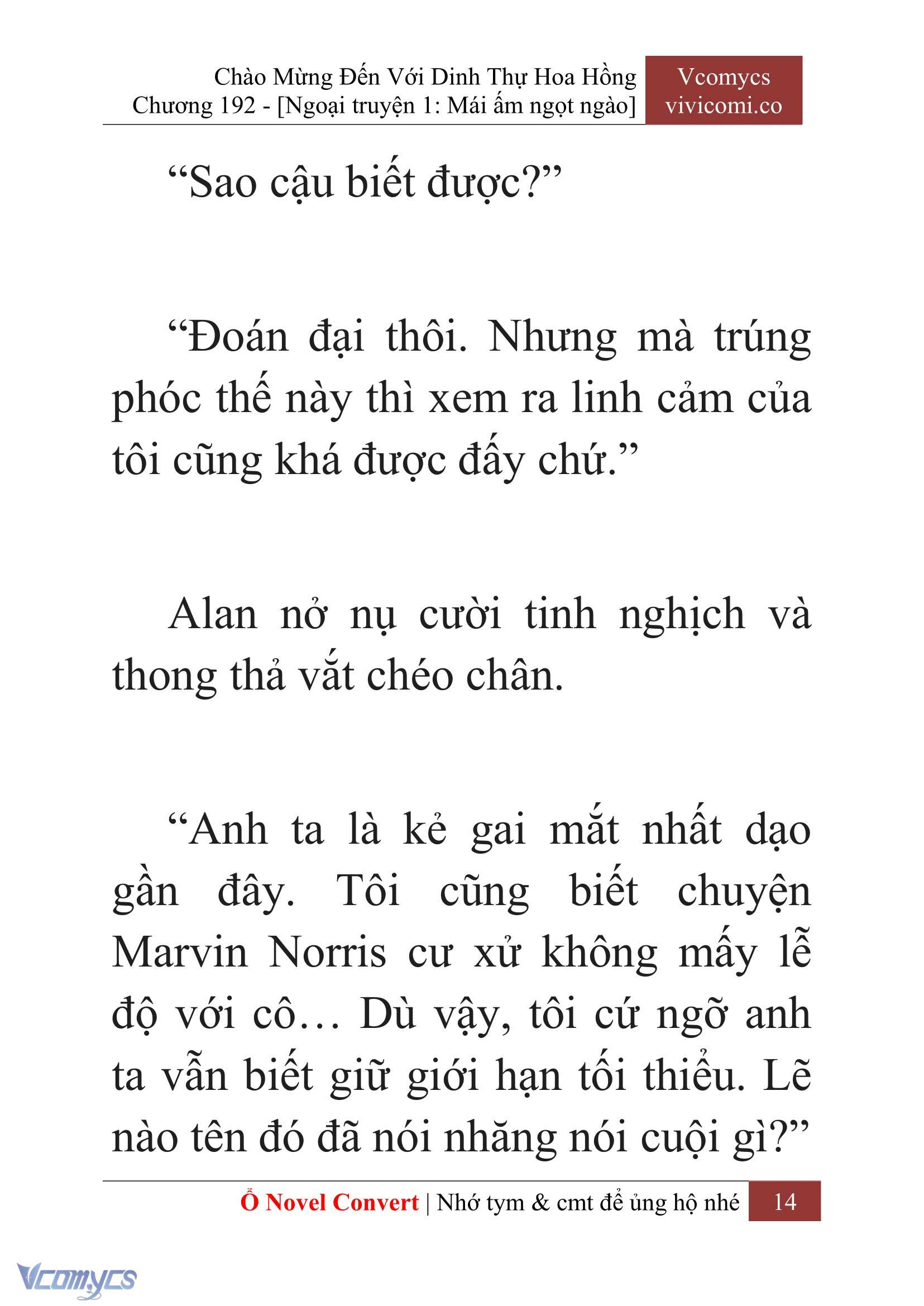 [Novel] Chào Mừng Đến Với Dinh Thự Hoa Hồng Chap 192 - Next Chap 193