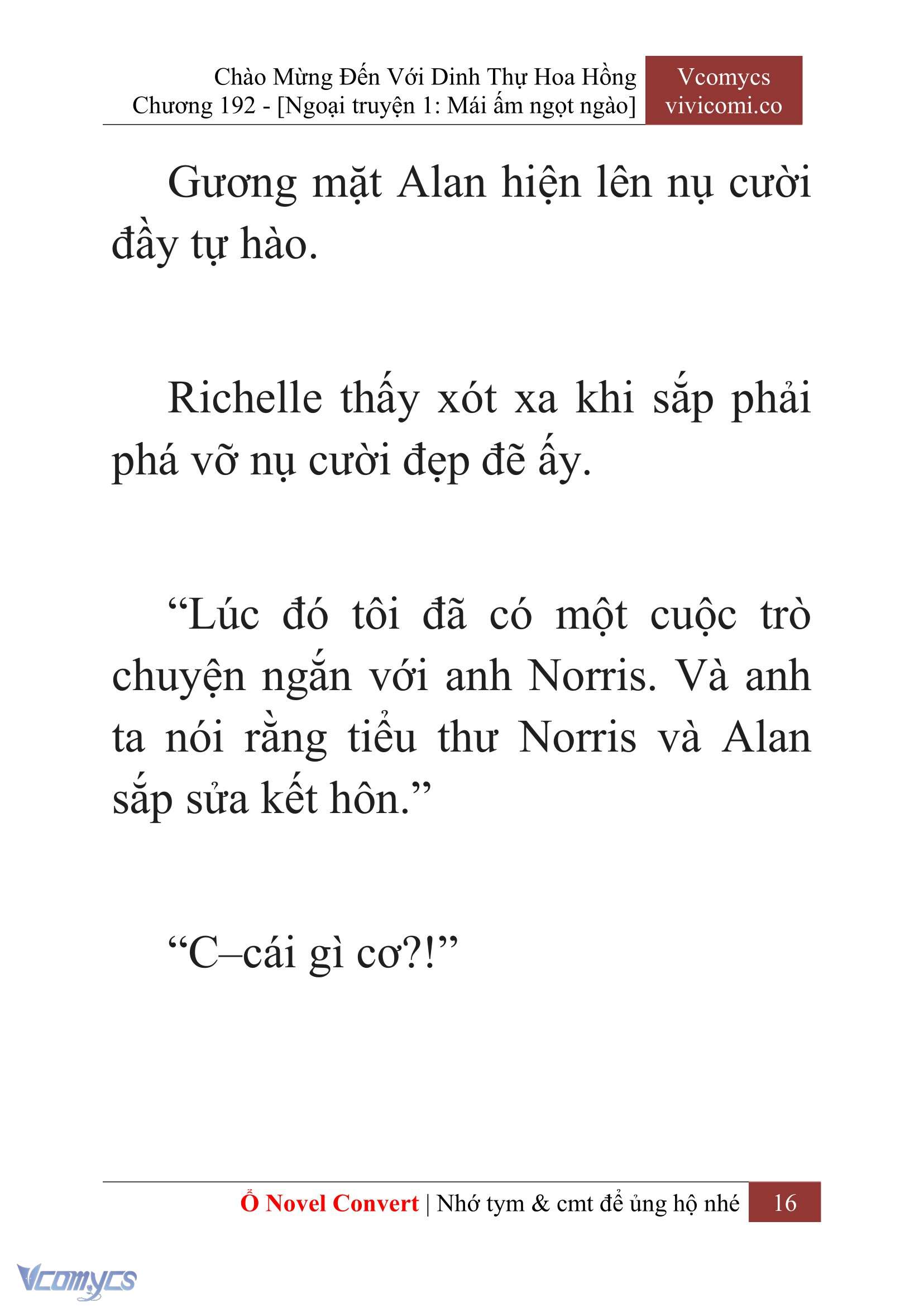 [Novel] Chào Mừng Đến Với Dinh Thự Hoa Hồng Chap 192 - Next Chap 193