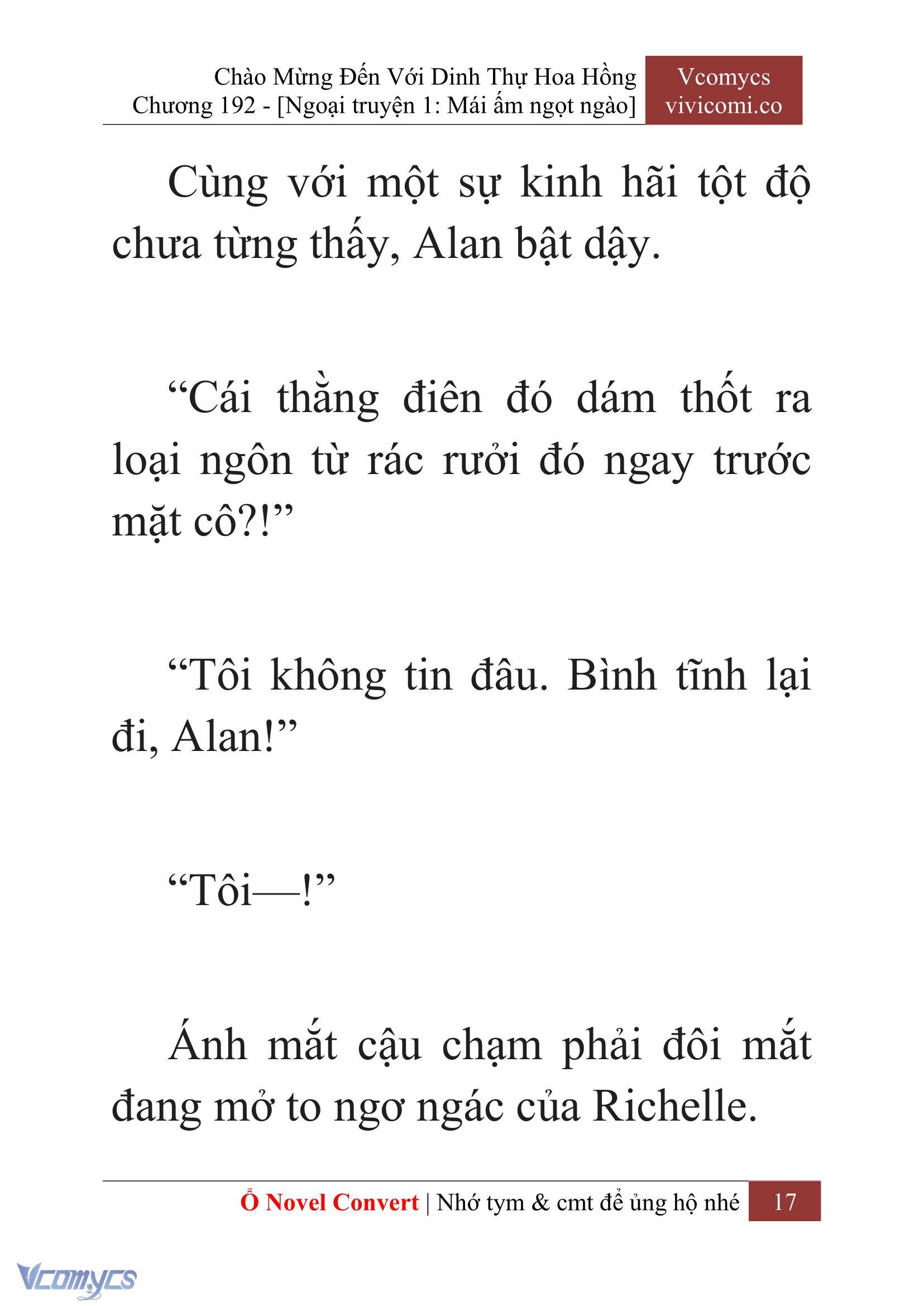 [Novel] Chào Mừng Đến Với Dinh Thự Hoa Hồng Chap 192 - Next Chap 193